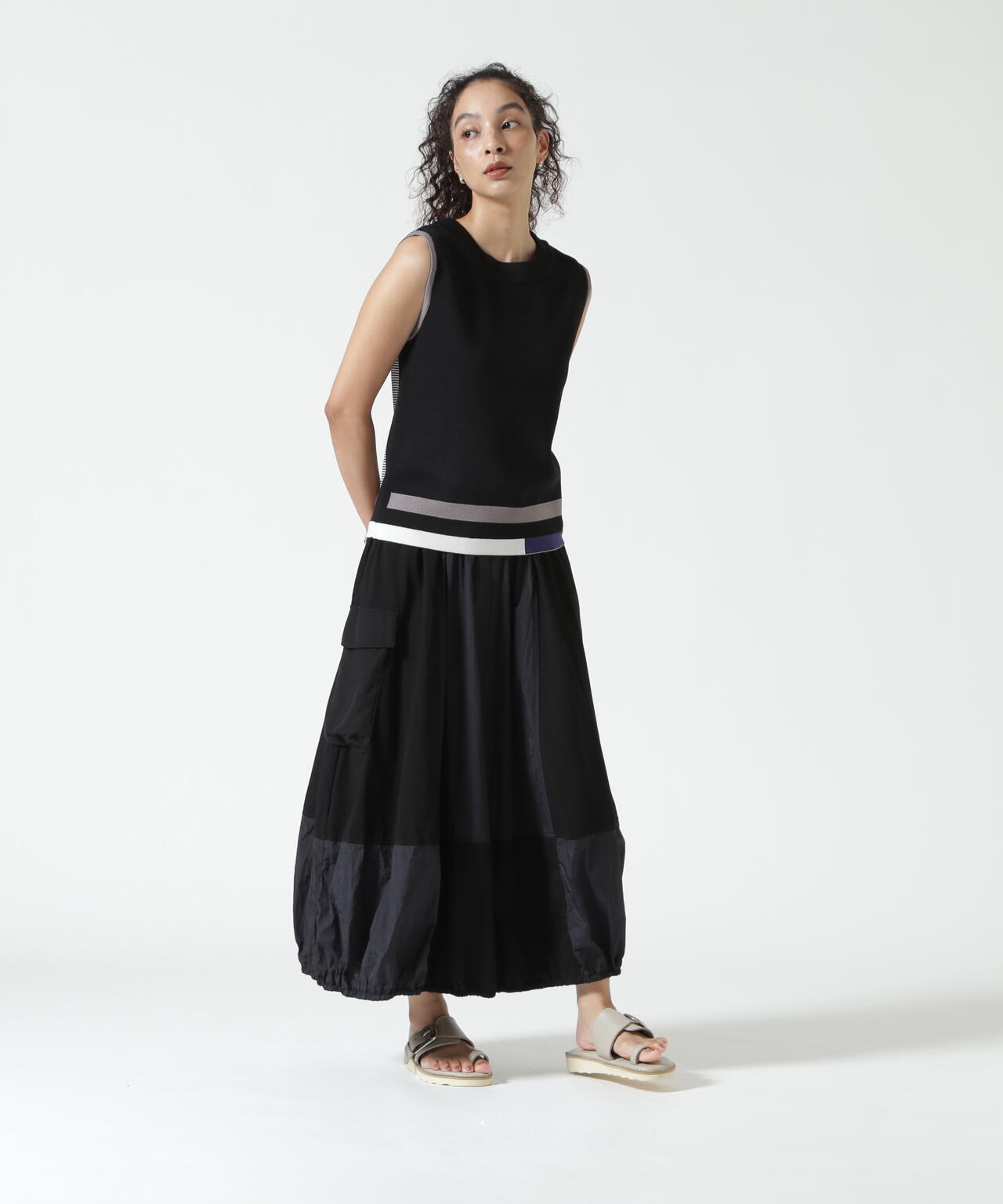 AULA AILA（アウラ アイラ）別注2WAY SLEEVELESS KNIT