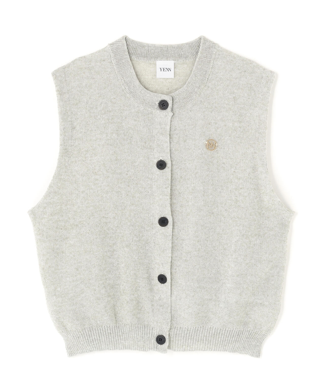 YENN（イエン）linen sheer vest
