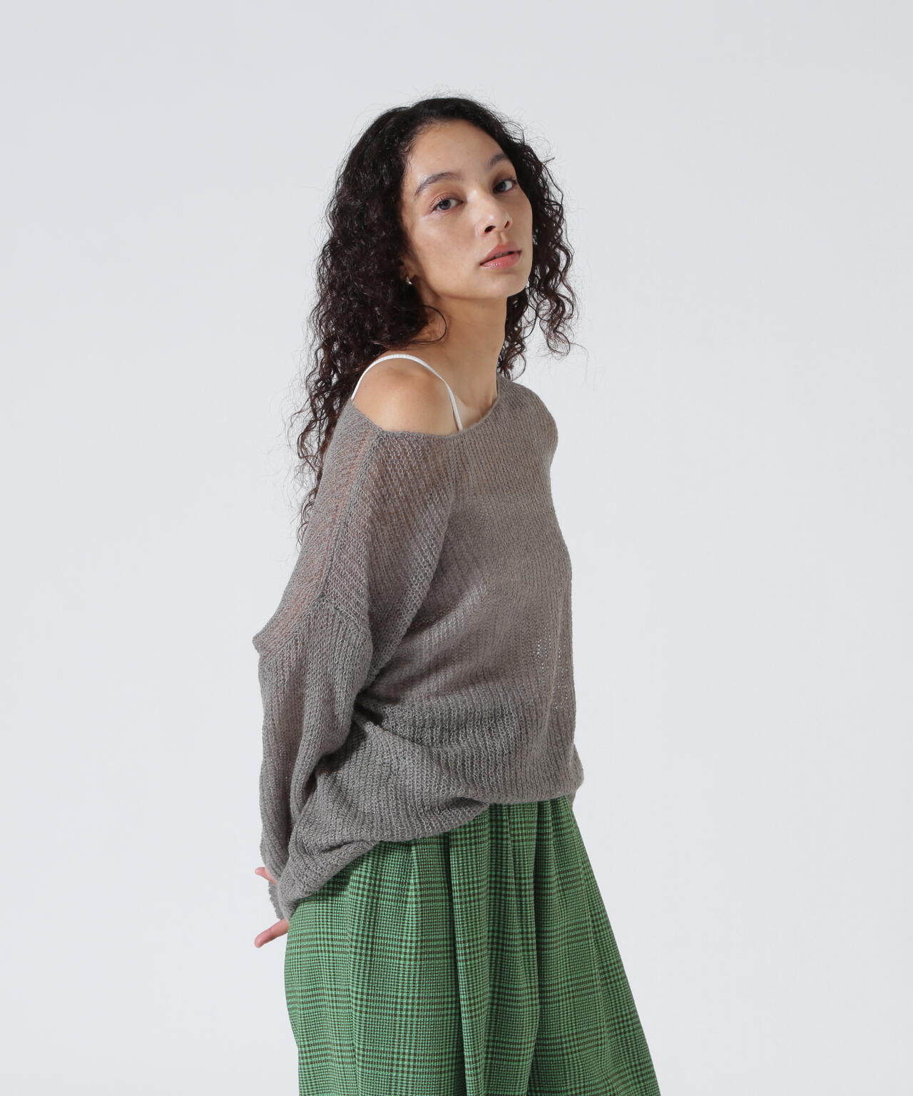 YENN（イエン）SHEER MOHAIR KNIT PO /Y263-91101
