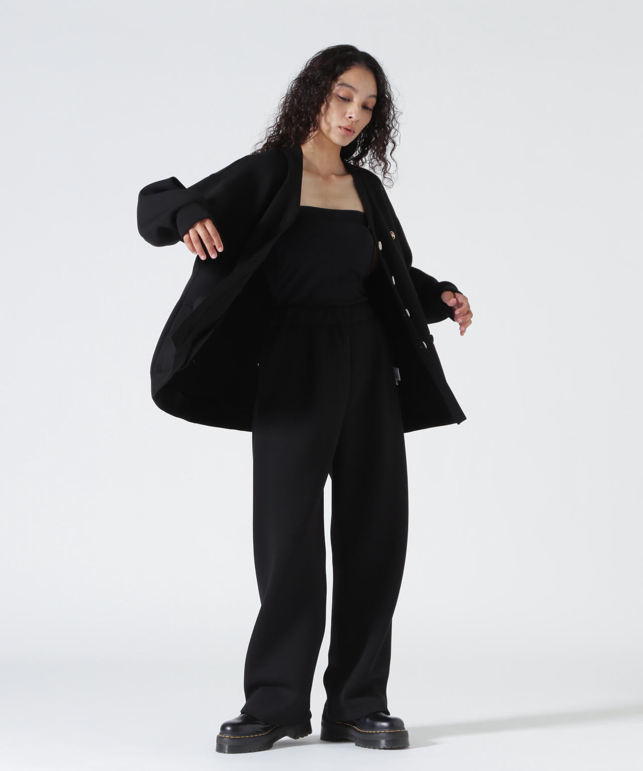YENN（イエン）SPONDISH VOLUME CARDIGAN