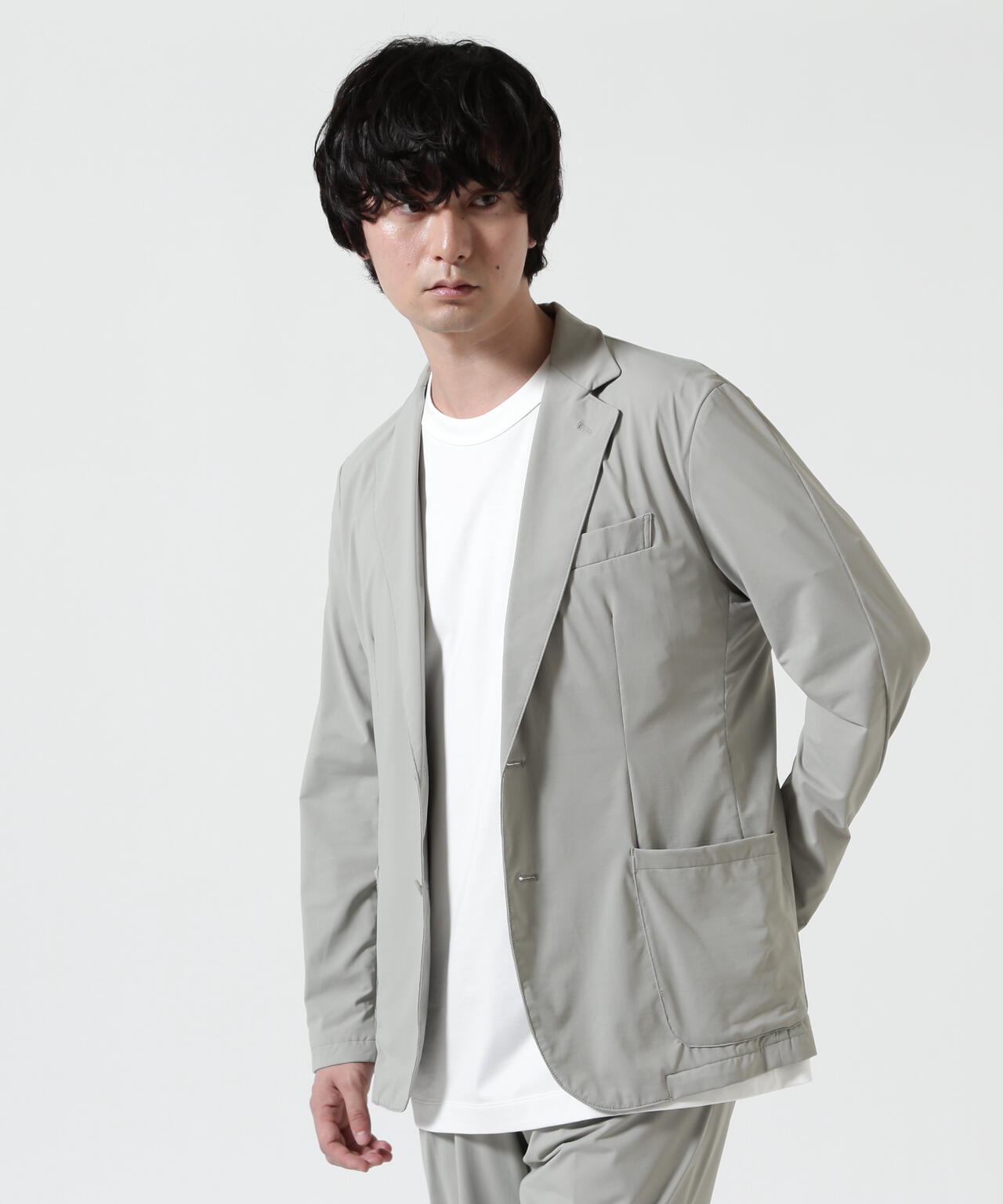 PIUORO（ピウオロ） NYLON TRICOT JACKET / ナイロントリコット ジャケット