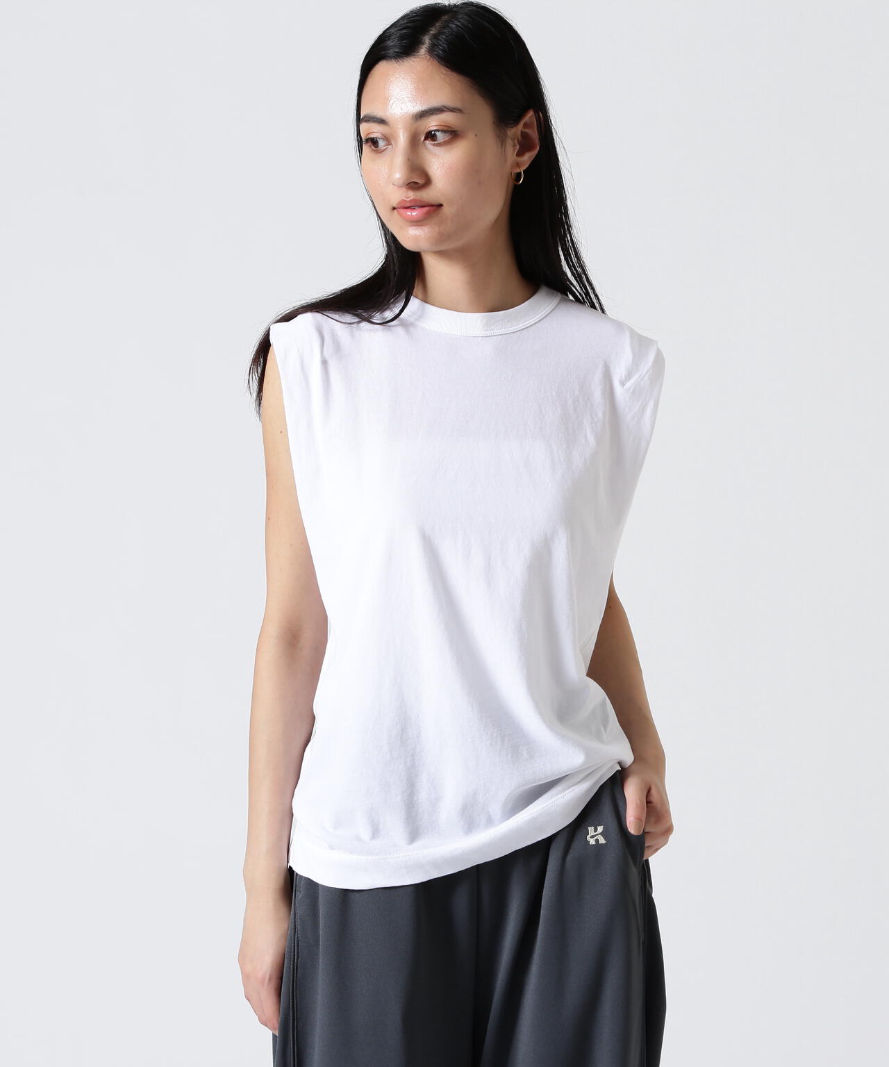 ATON (エイトン) FRESCA SINGLE JERSEY /TANK TOP