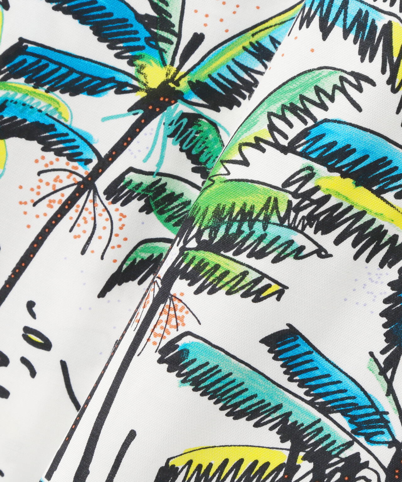 Aloha Blossom/アロハ ブロッサム/PALM TREE DRESS WHITE