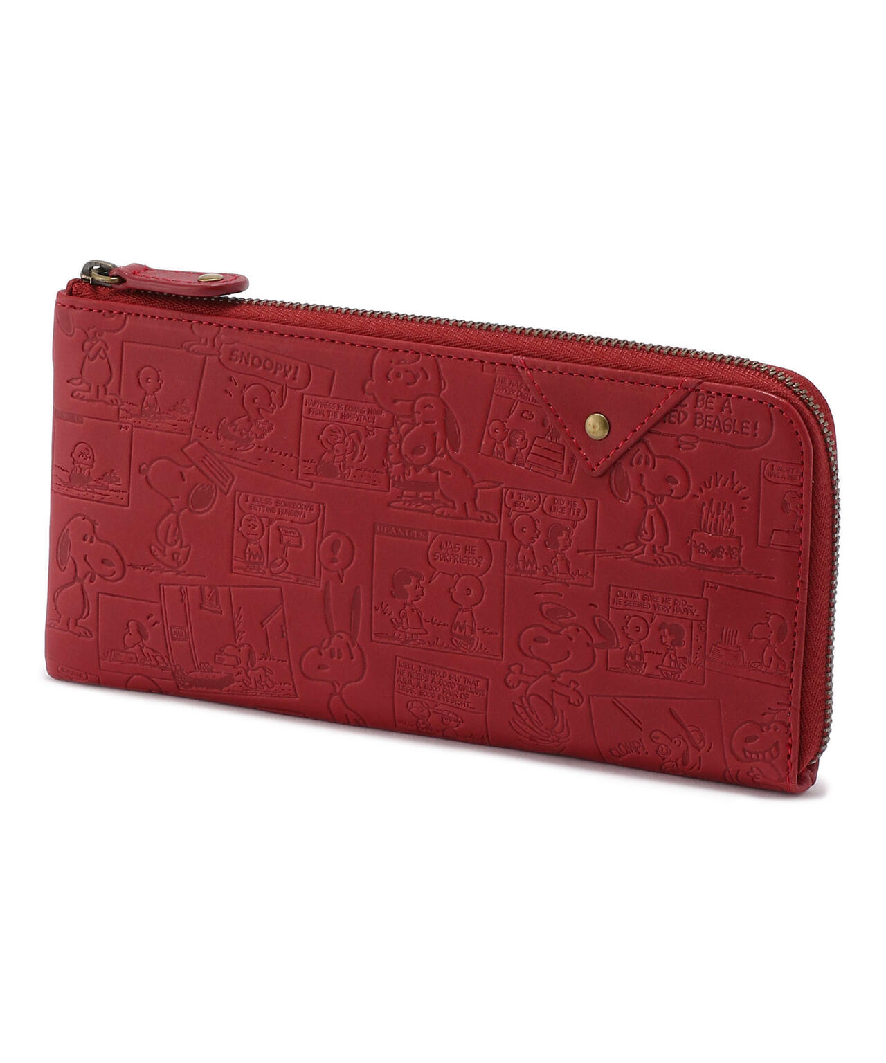 SNOOPY LEATHER COLLECTION/スヌーピーレザーコレクション/ヴィンテージコミックスリムLF束入れ財布