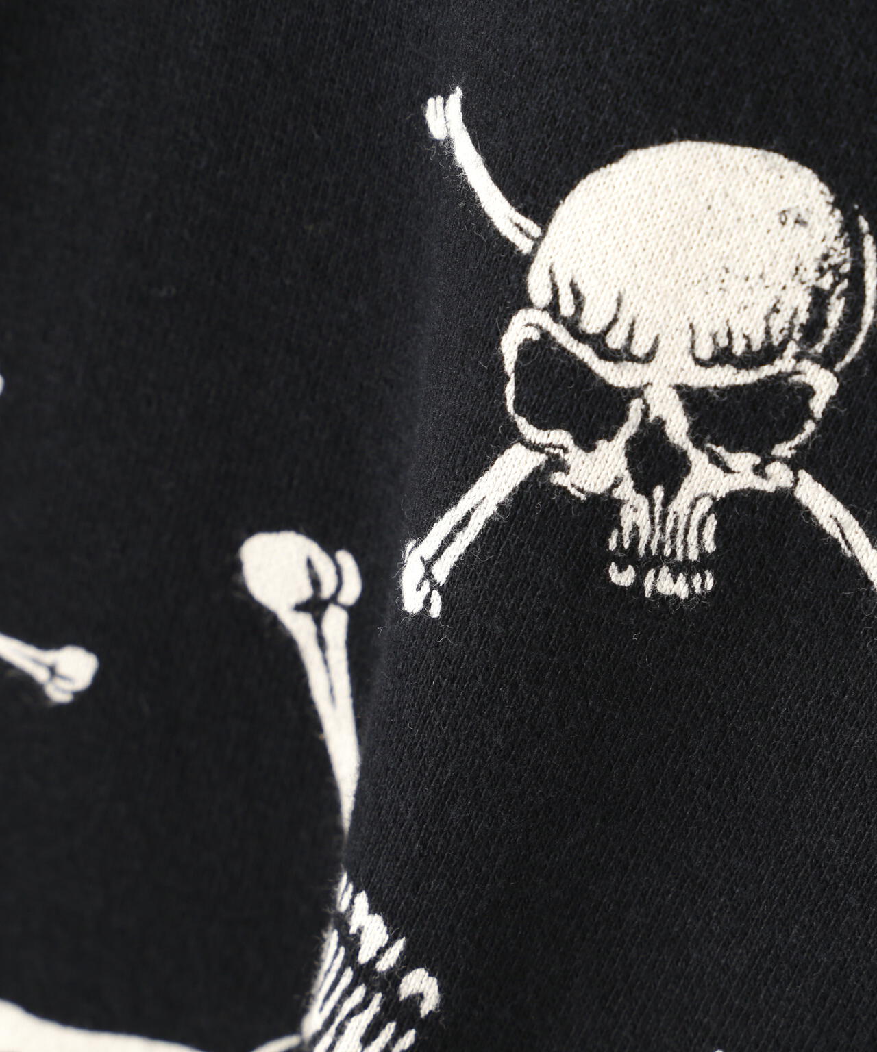 SAINT MICHAEL/セント マイケル/SA_CRW SWT/SKULL/BLACK