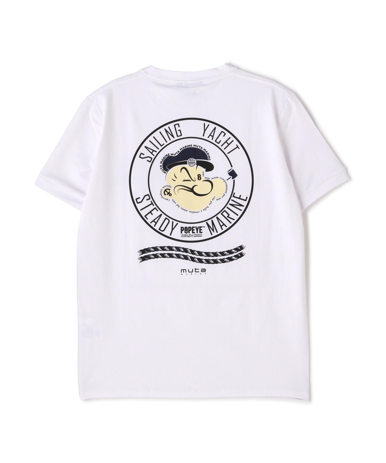 muta MARINE/ムータ マリン/POPEYE meets muta MARINE STEADY Tシャツ