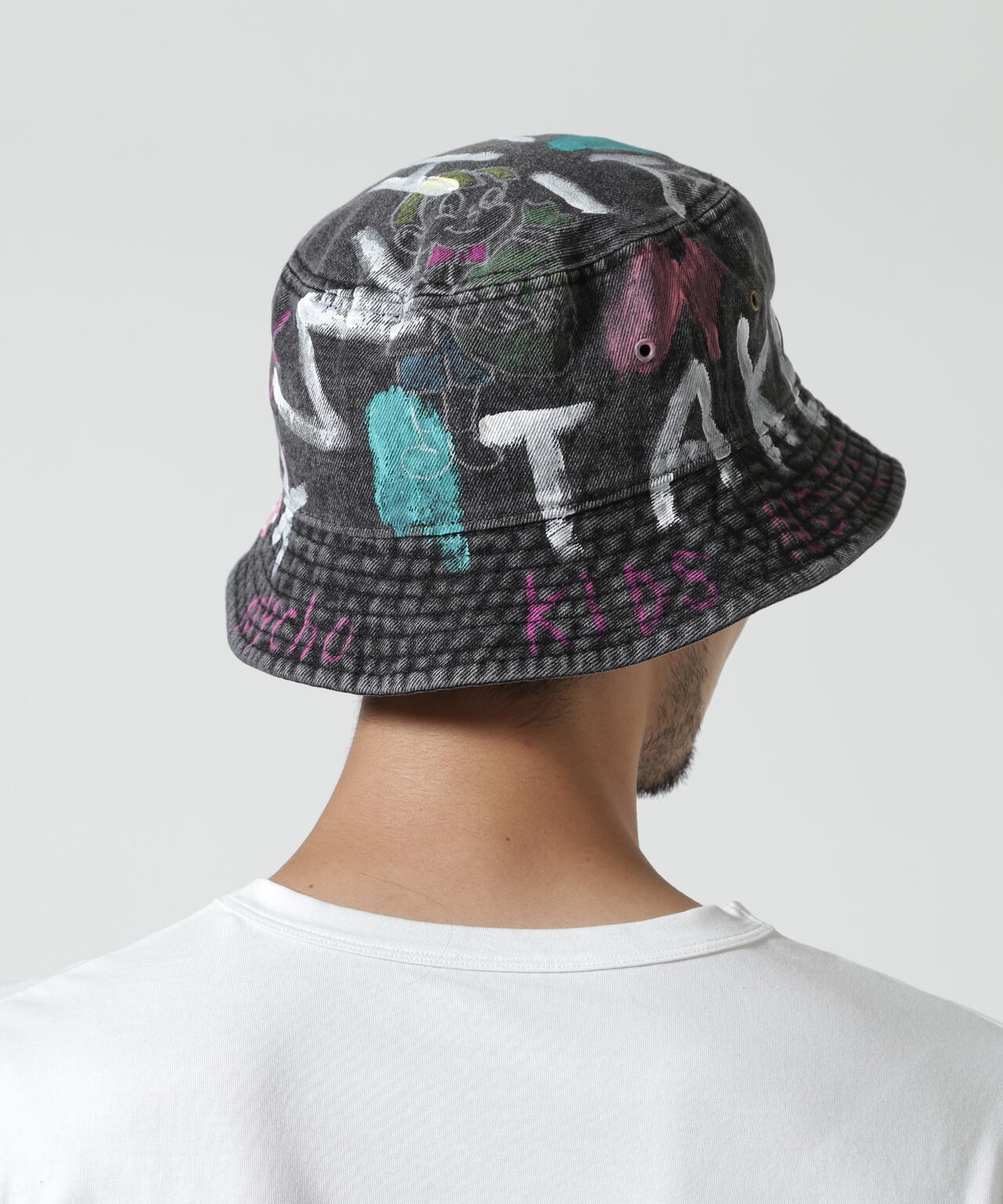 guernika/ゲルニカ/HAND PAINTED HAT/Denim
