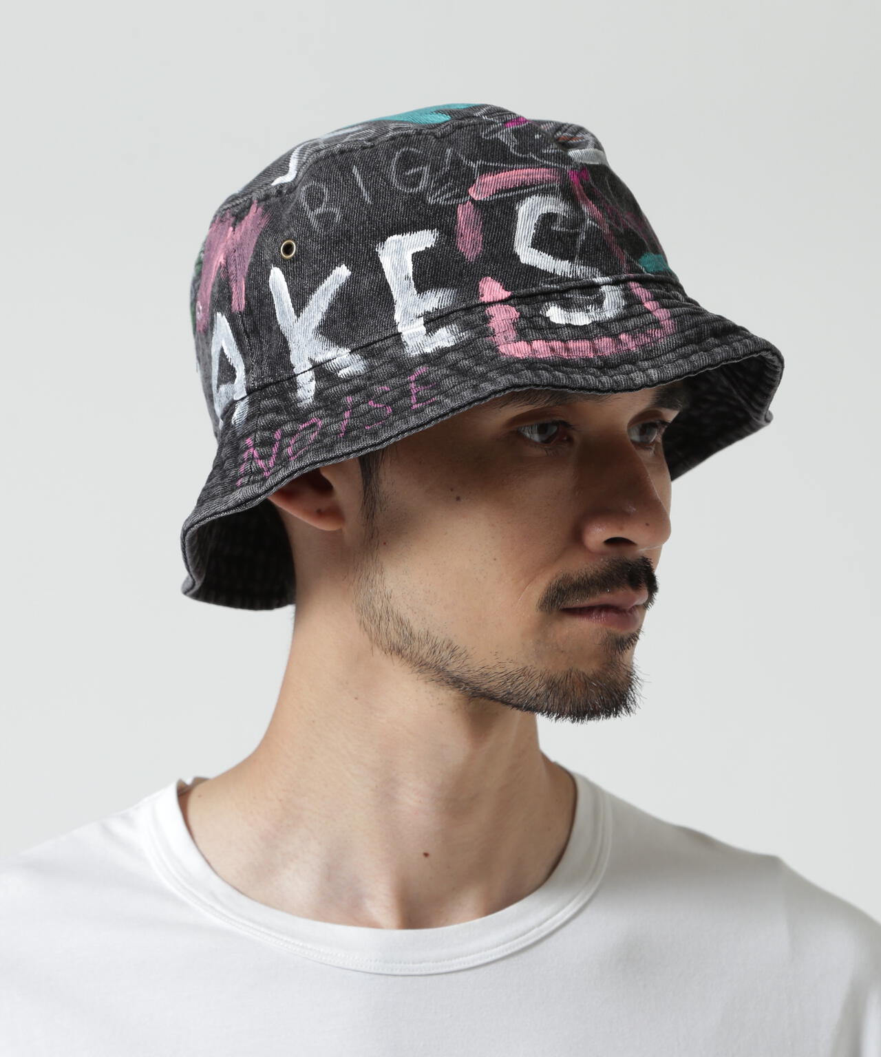 guernika/ゲルニカ/HAND PAINTED HAT/Denim