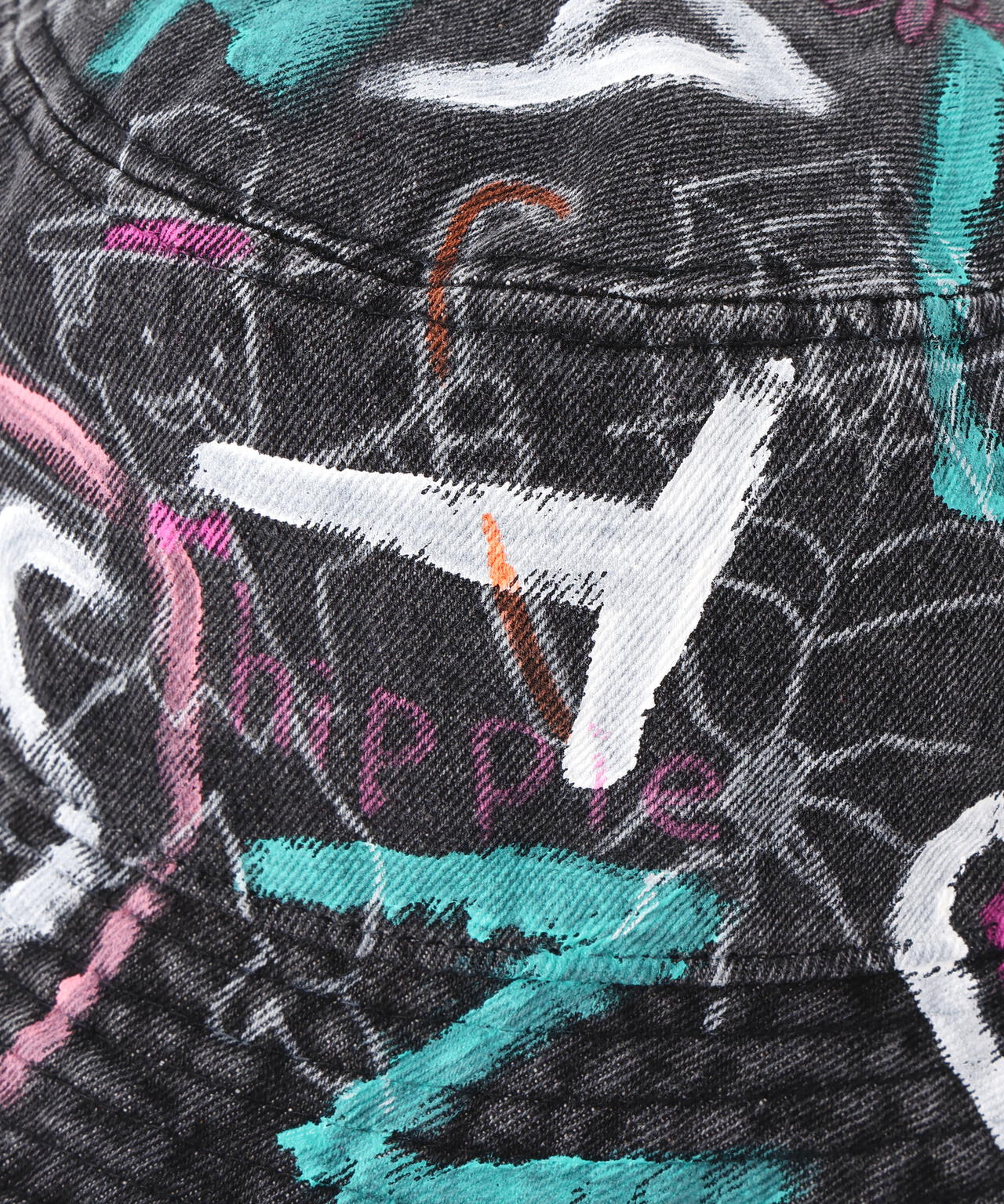 guernika/ゲルニカ/HAND PAINTED HAT/Denim