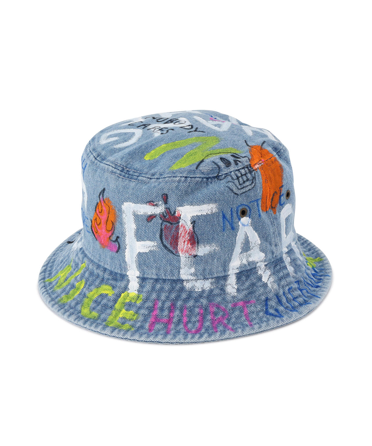 guernika/ゲルニカ/HAND PAINTED HAT/Denim