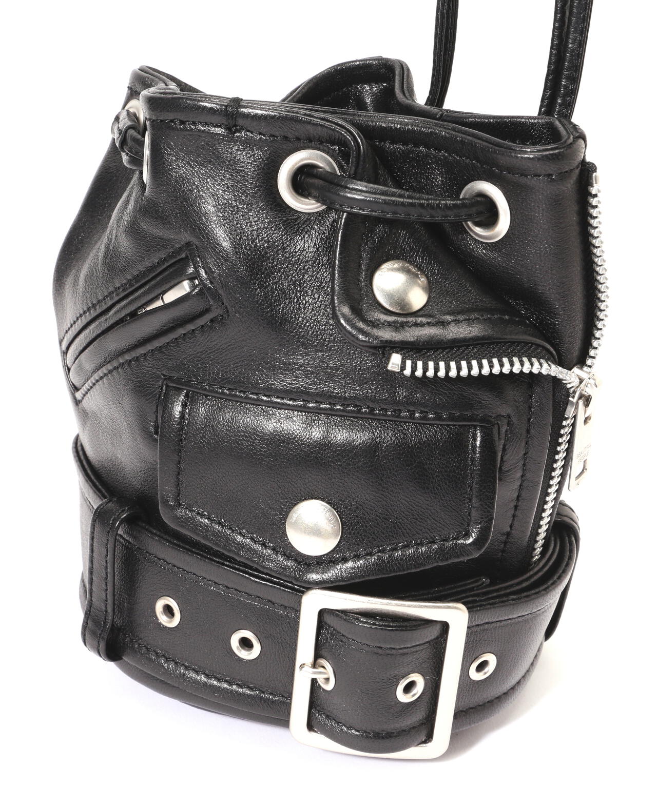 beautiful people/riders mini drawstring bag