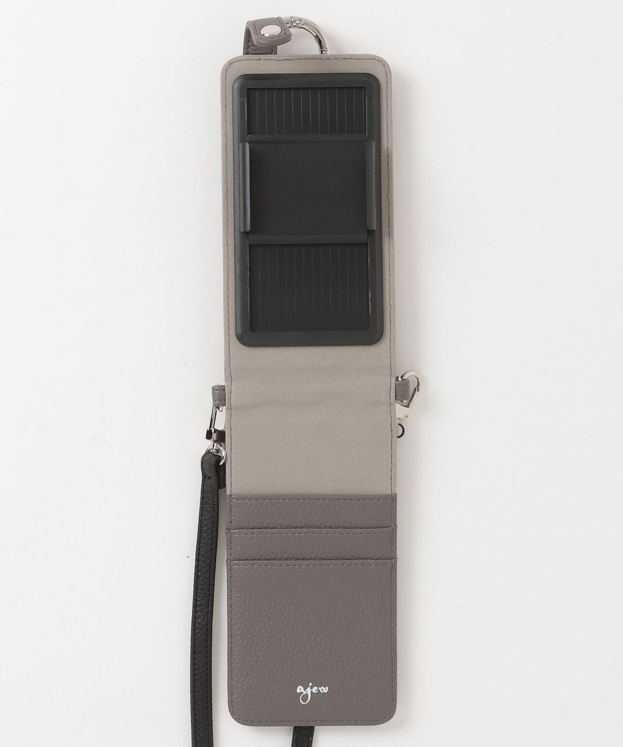 ajew/エジュー/【ひも付き マルチ対応 Sサイズ】 zipphone case shoulder