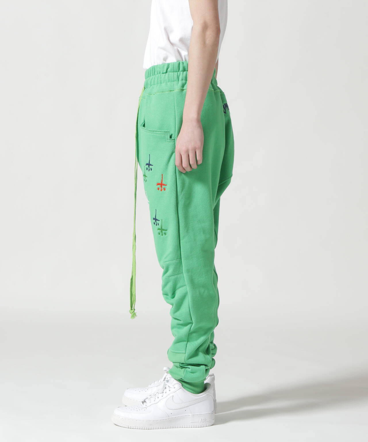 CTLS/シーティーエルエス/別注USUAL PANTS 刺繍クロス