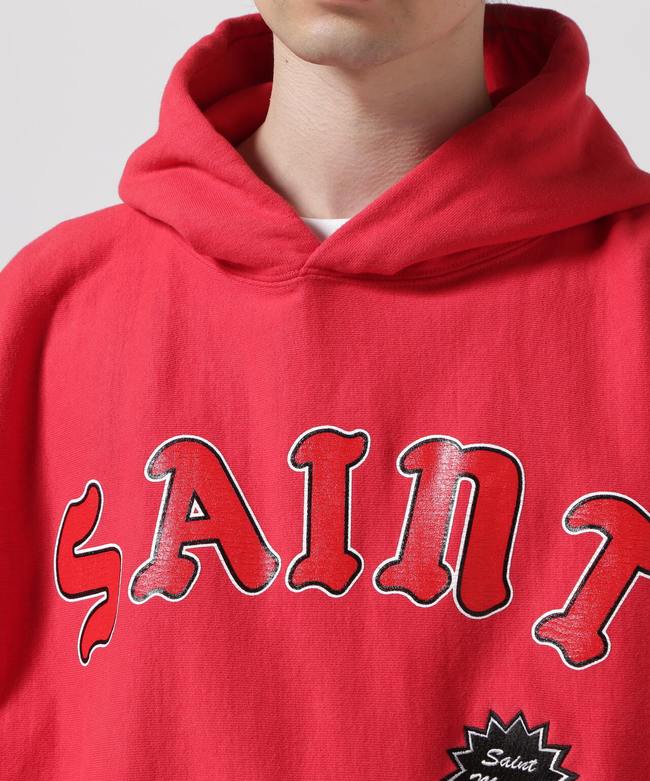 SAINT MICHAEL/セント マイケル/HOODIE/ARCH SAINT/RED