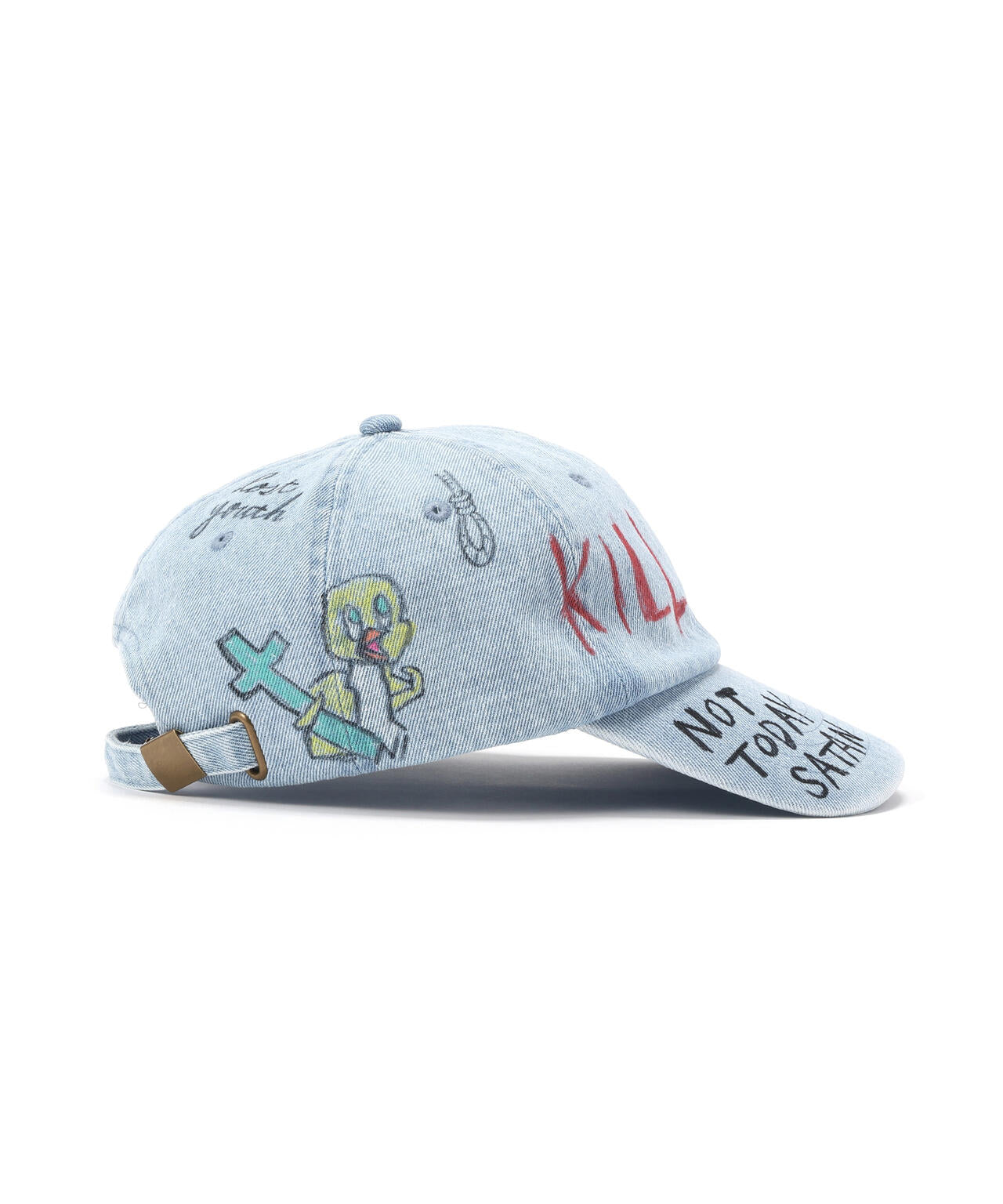guernika/ゲルニカ/HAND PAINTED CAP/Denim