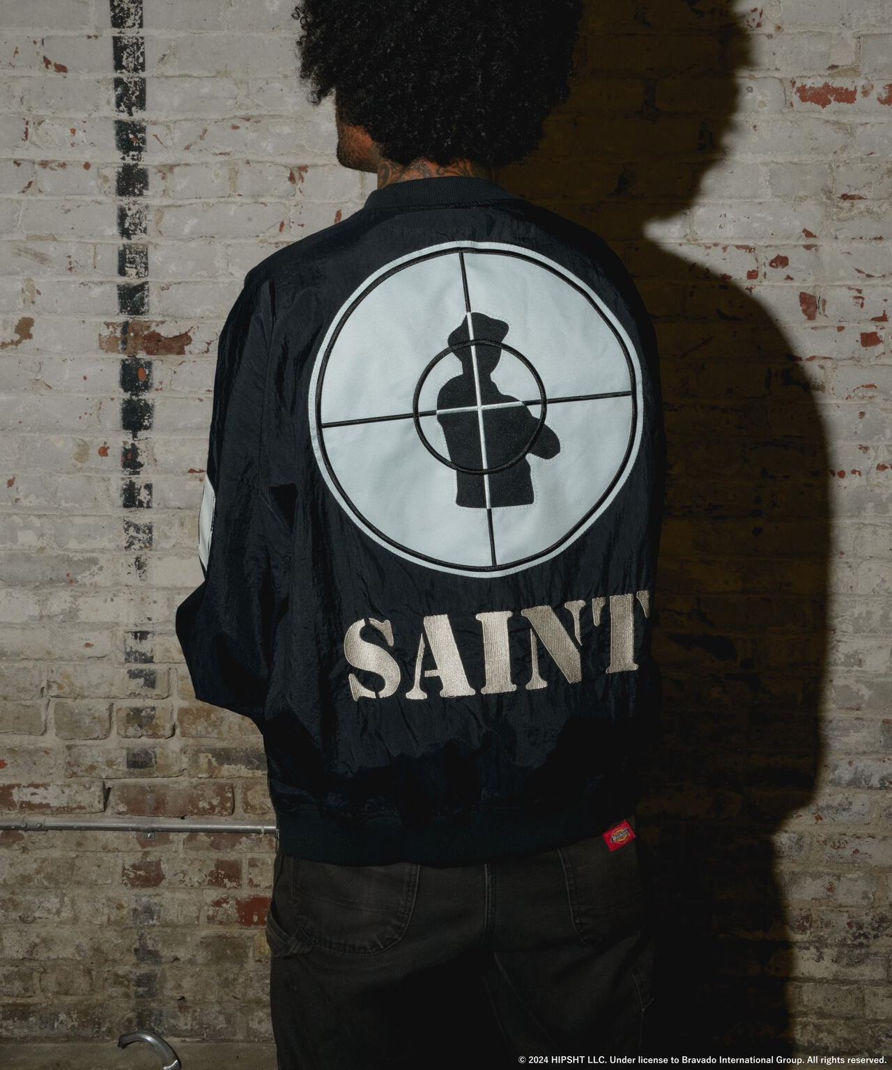 SAINT MICHAEL/セントマイケル/PE_NYL PLOVR/ST ENEMY/BLACK