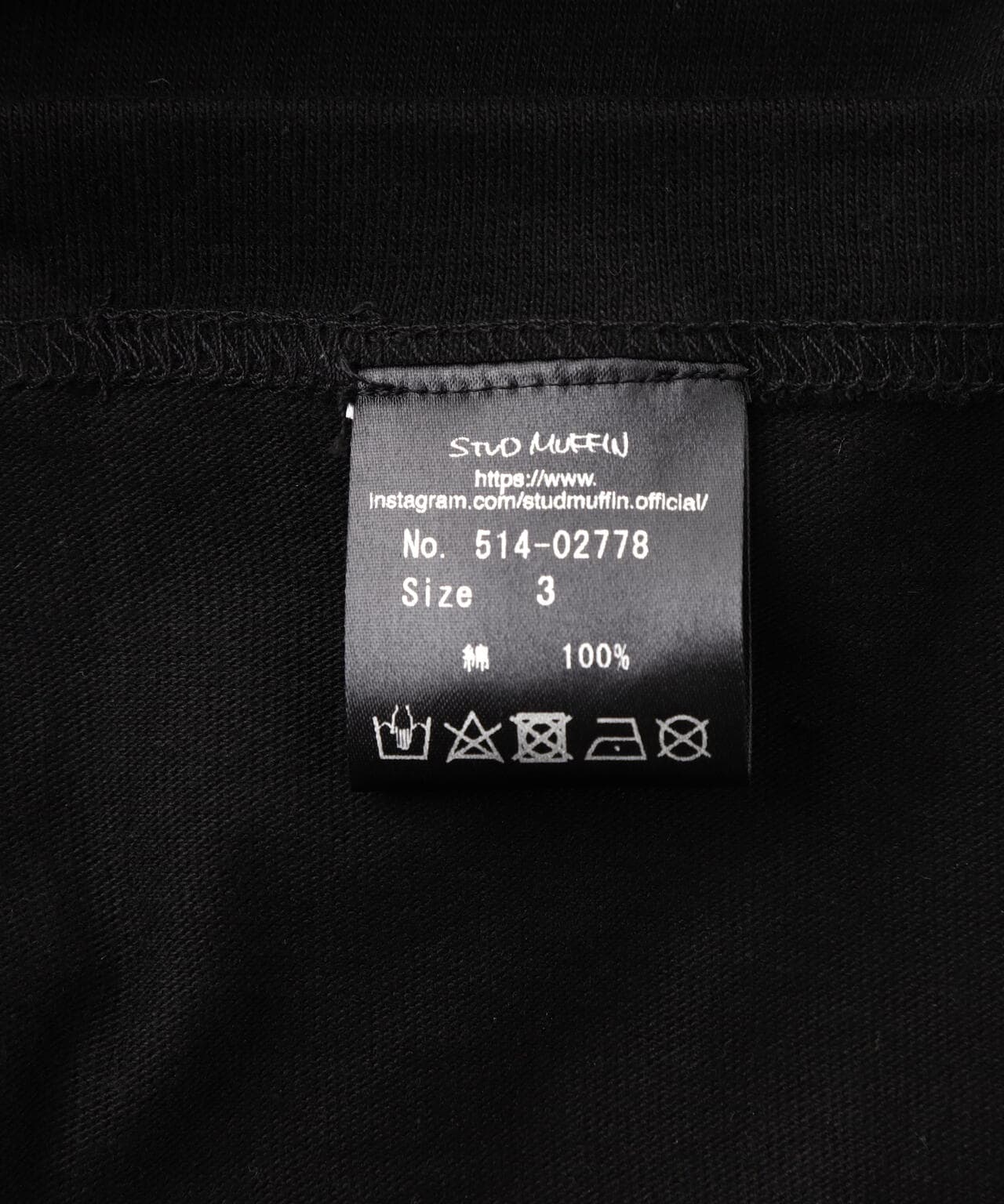 STUD MUFFIN/スタッドマフィン/Warninng シークイン L/S Tee