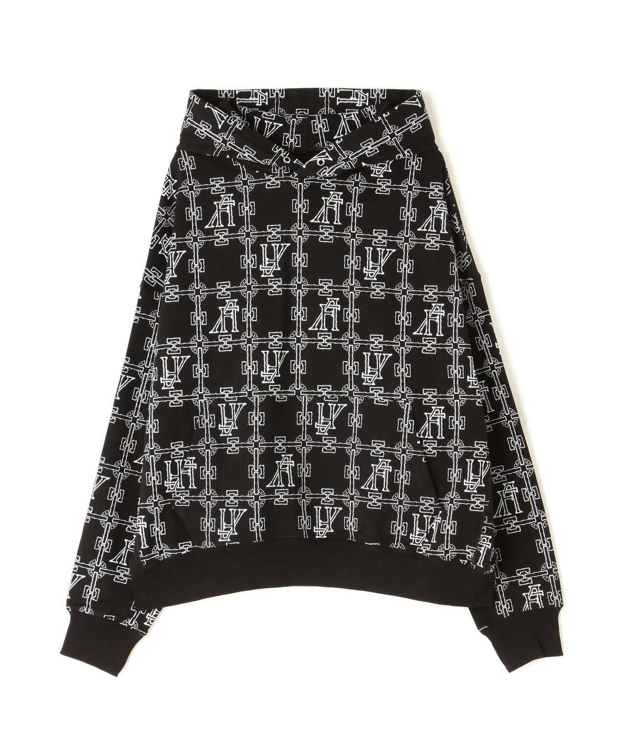 A.F ARTEFACT/エーエフ・アーティファクト/MONOGRAM PATTERN HOODIE
