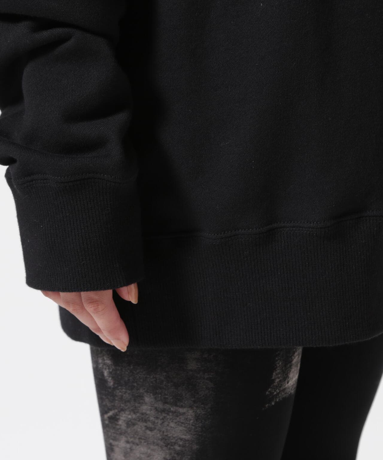 Y's/ワイズ/FLOWER＋FOOTPRINT LONG HOODIE
