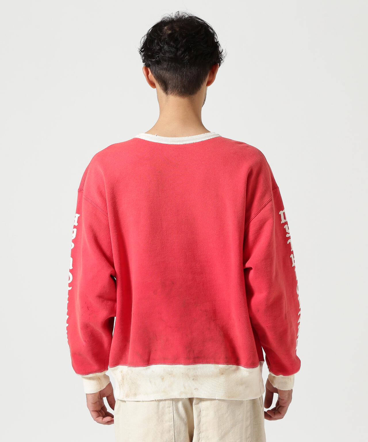 SAINT MICHAEL/セントマイケル/CREW SWEAT/SOFT LOVE/RED