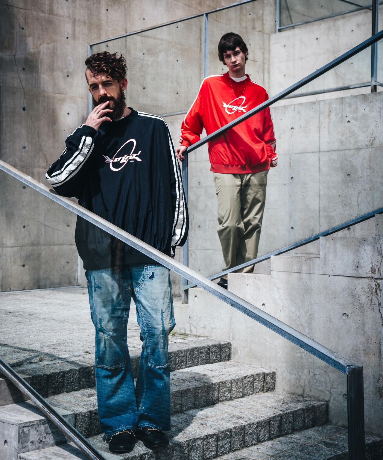 SAINT MICHAEL/セントマイケル/NYLON PULLOVER/SAINT/BLACK