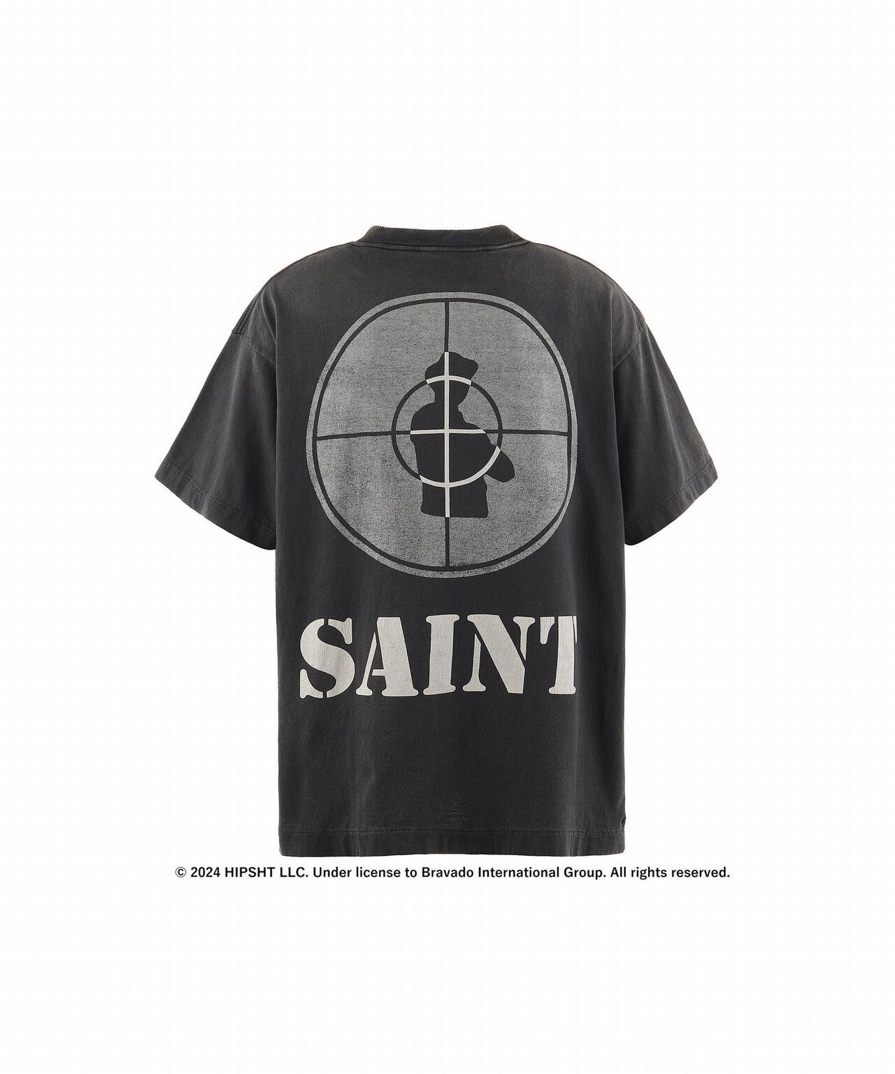 SAINT MICHAEL/セントマイケル/PE_SS TEE/SNT ENEMY/BLACK