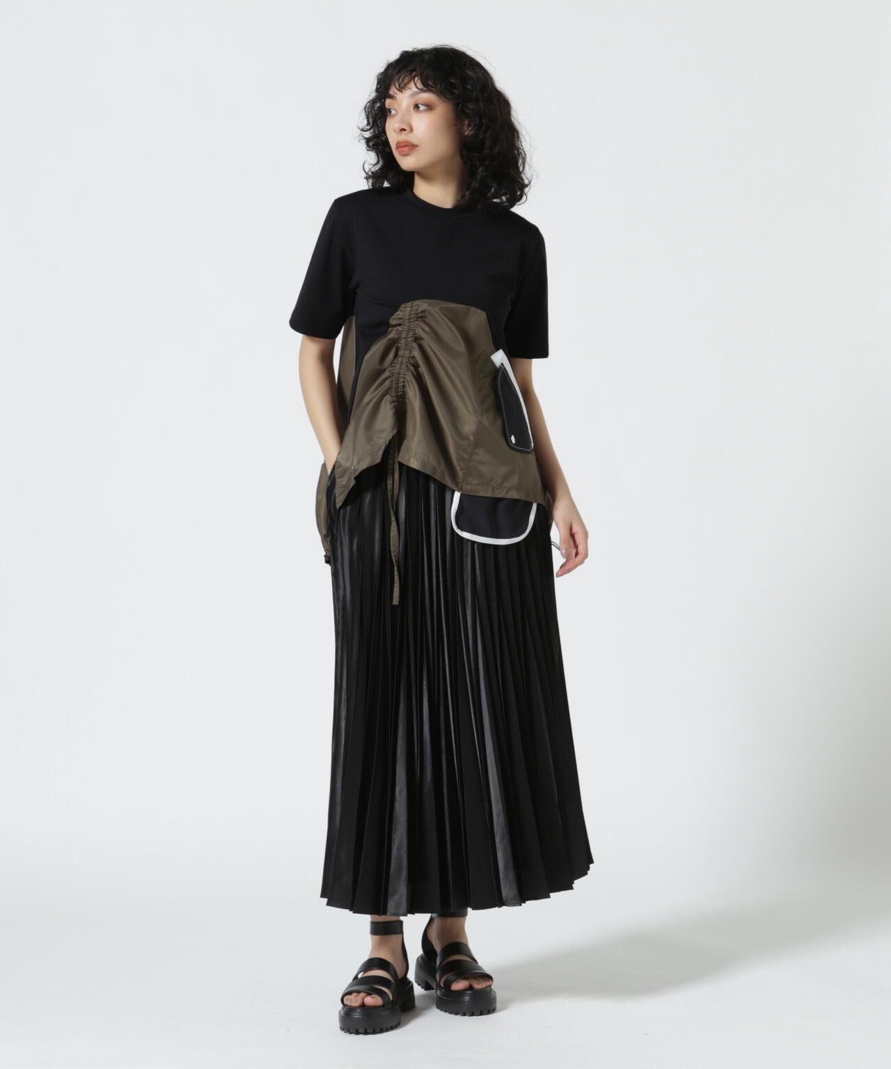 UN3D./アンスリード/ORIGAMI PLEATS SK GS