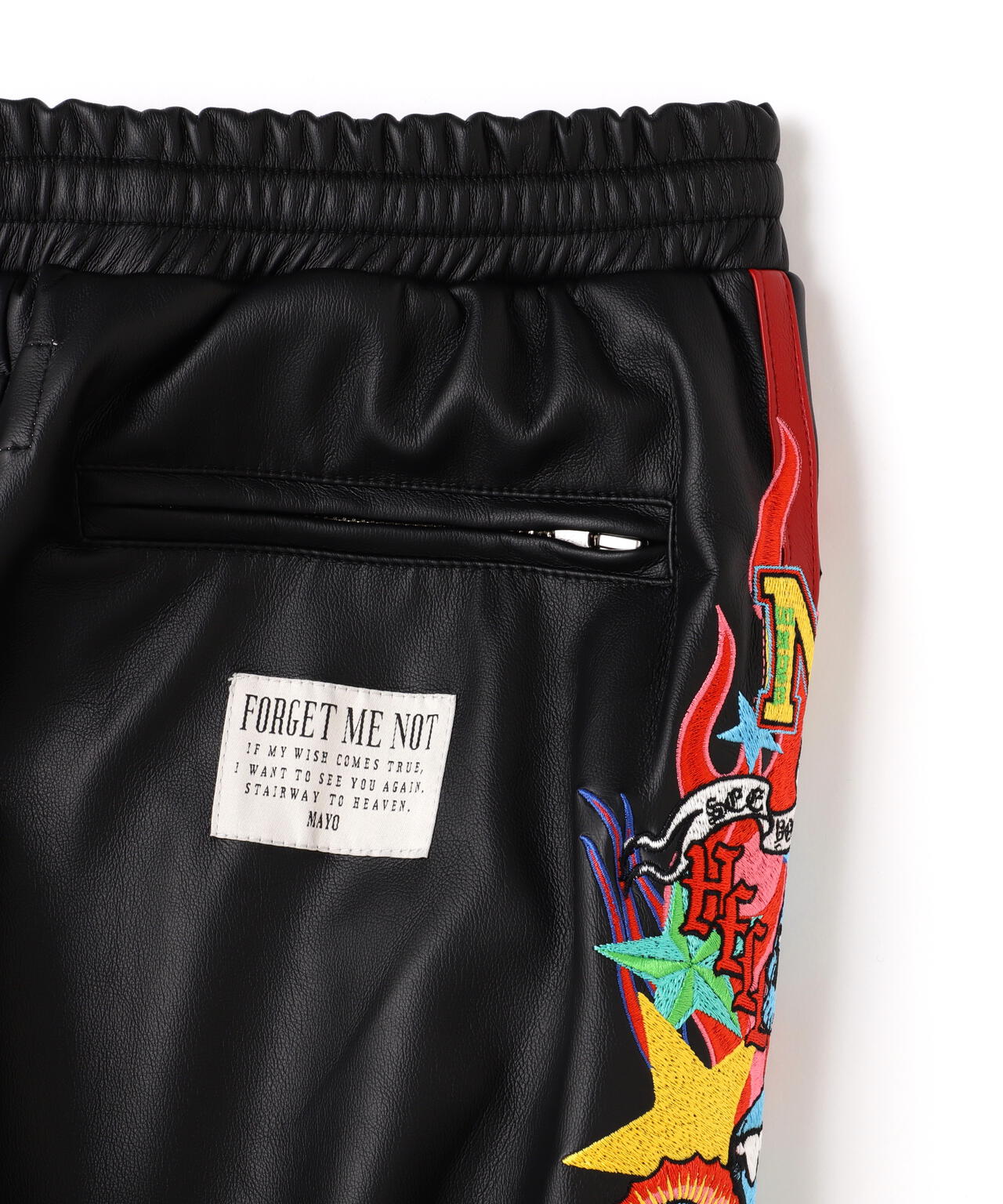 MAYO/メイヨー/別注PU TRACK PANTS