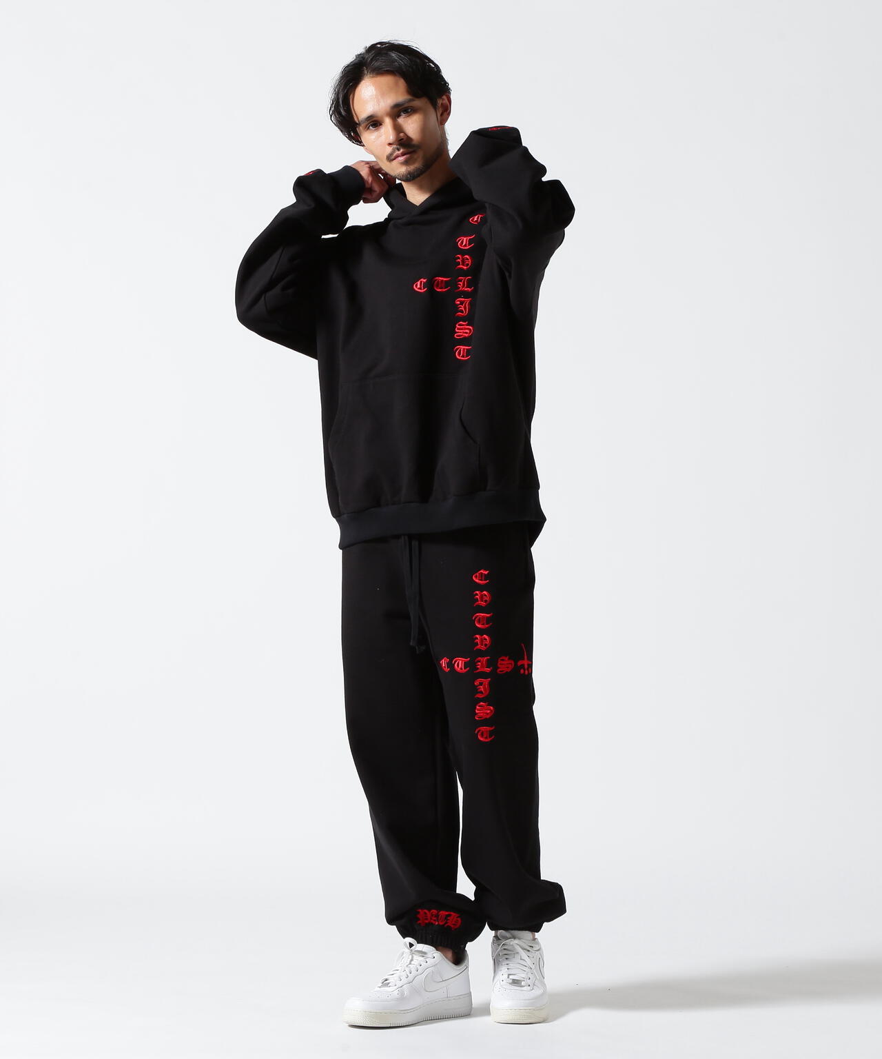 CTLS/シーティーエルエス/別注EMBROIDERY SWEAT PANTS