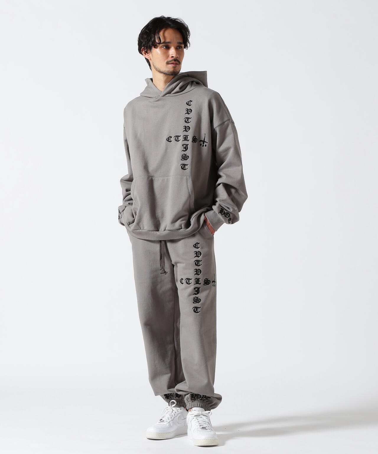 CTLS/シーティーエルエス/別注EMBROIDERY SWEAT PANTS