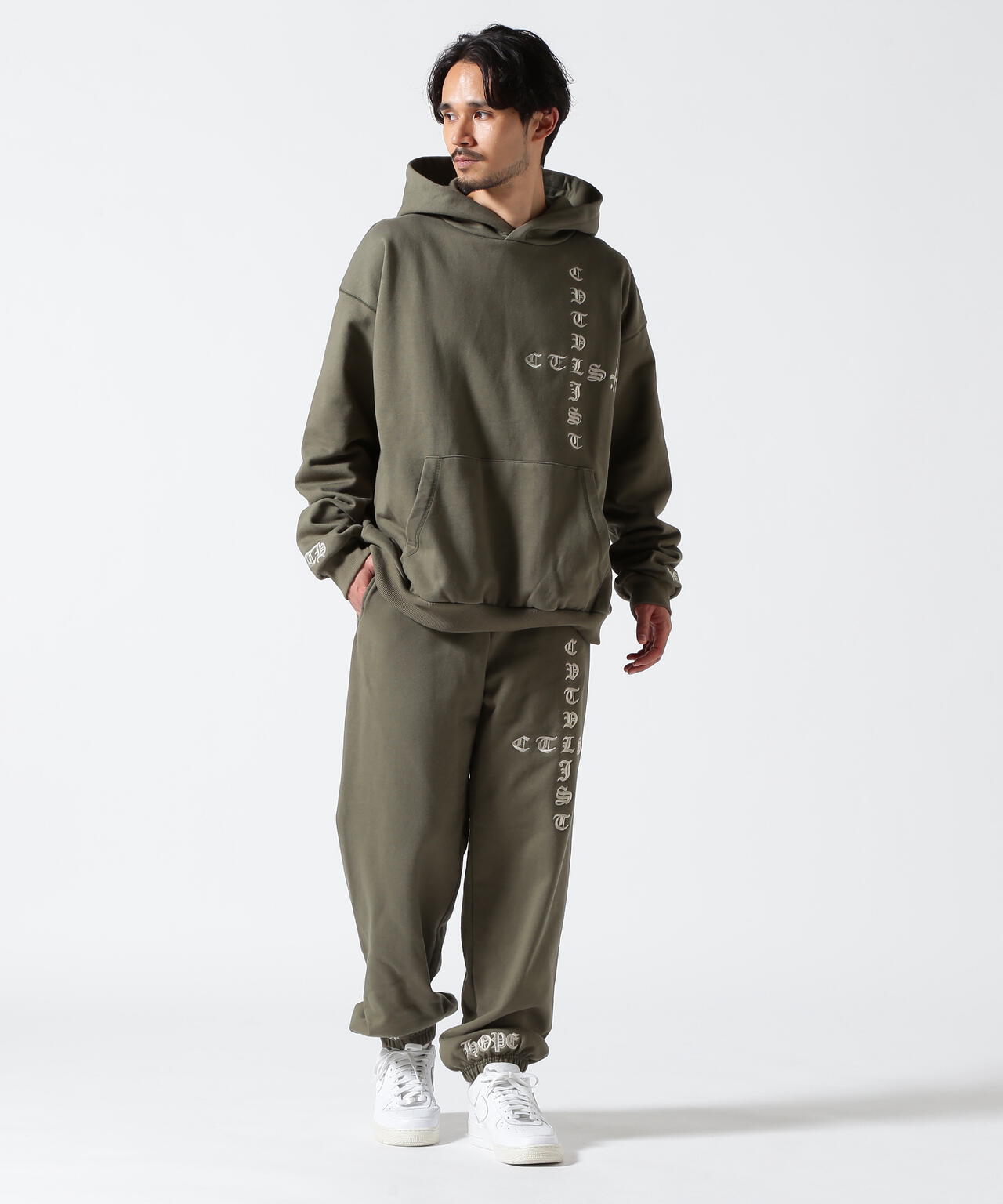 CTLS/シーティーエルエス/別注EMBROIDERY SWEAT PANTS