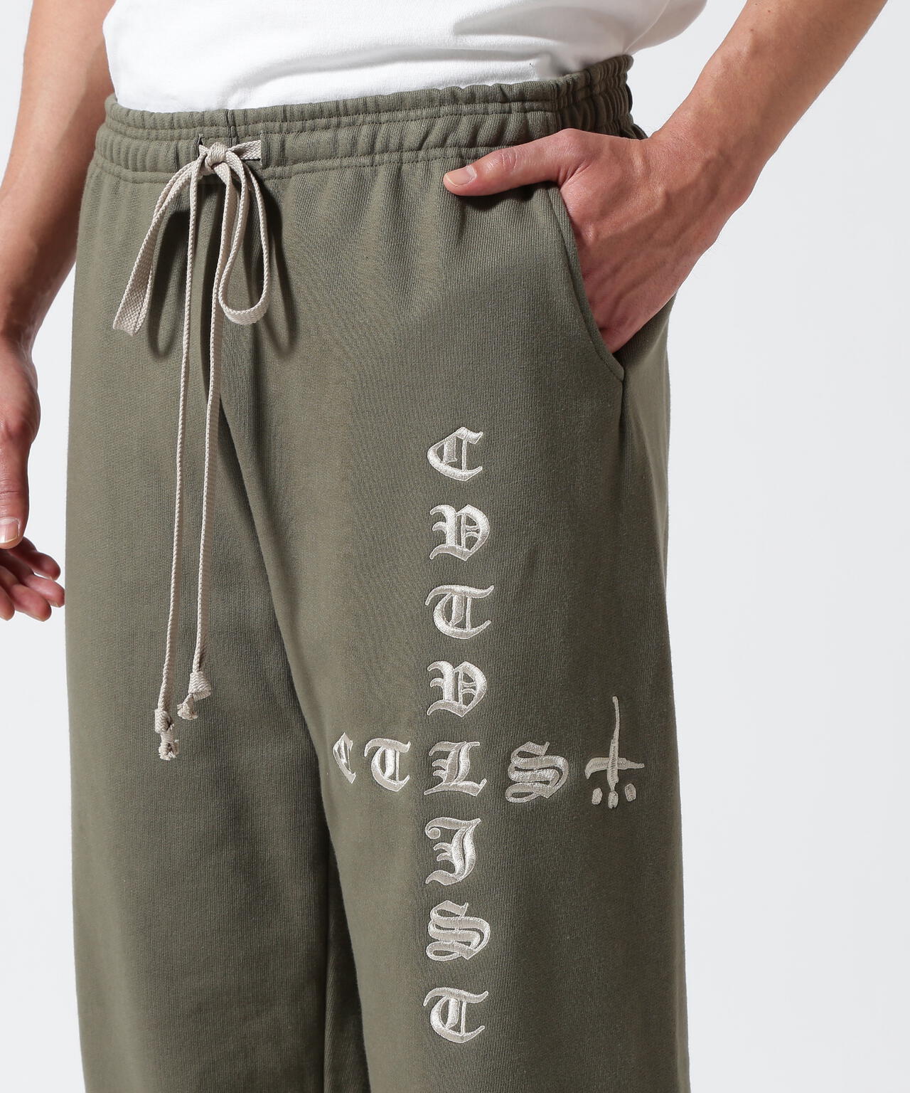 CTLS/シーティーエルエス/別注EMBROIDERY SWEAT PANTS