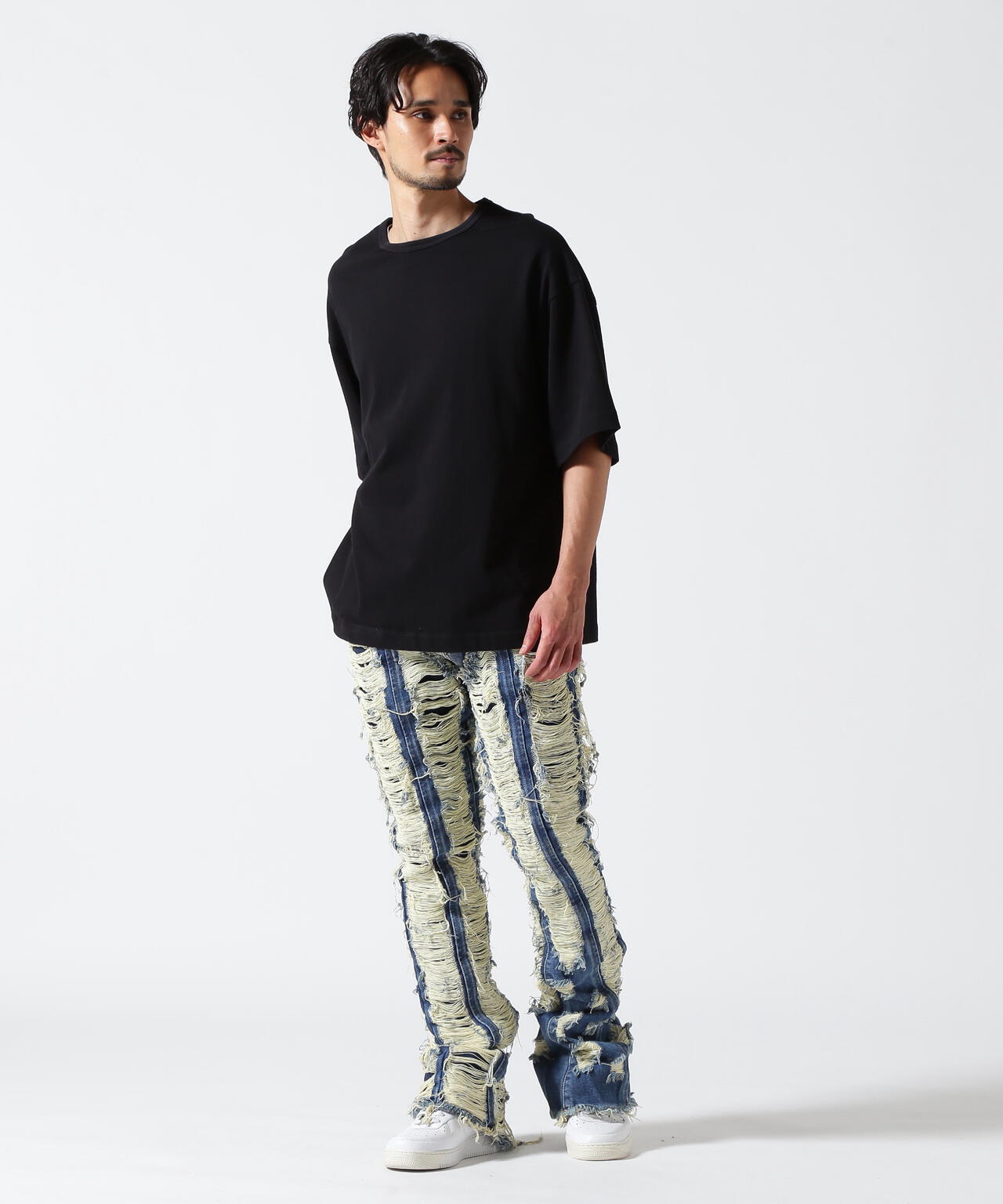 Valabasas/バラバサス/CONTRAST BLUE WASH DENIM
