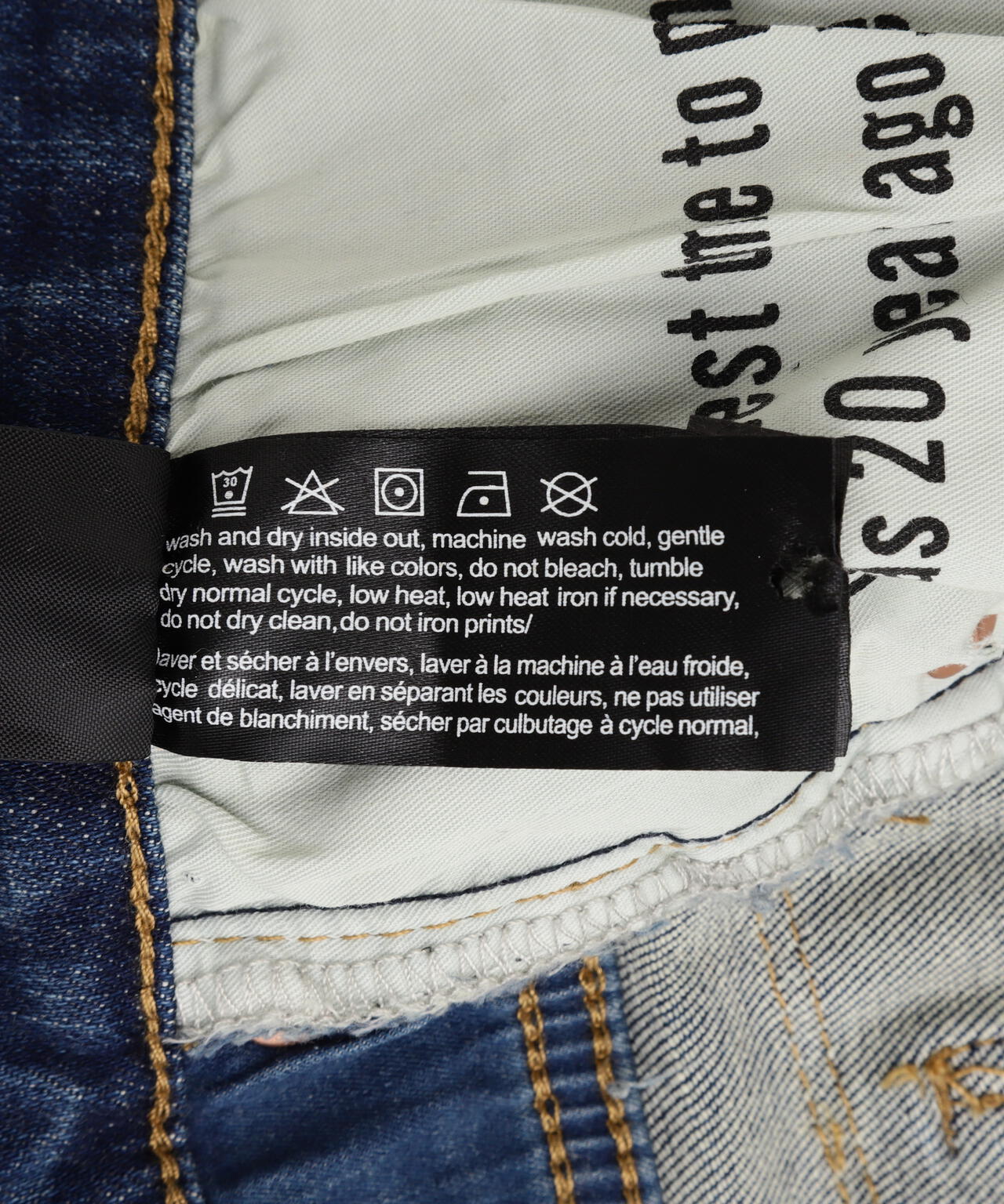Valabasas/バラバサス/CONTRAST BLUE WASH DENIM
