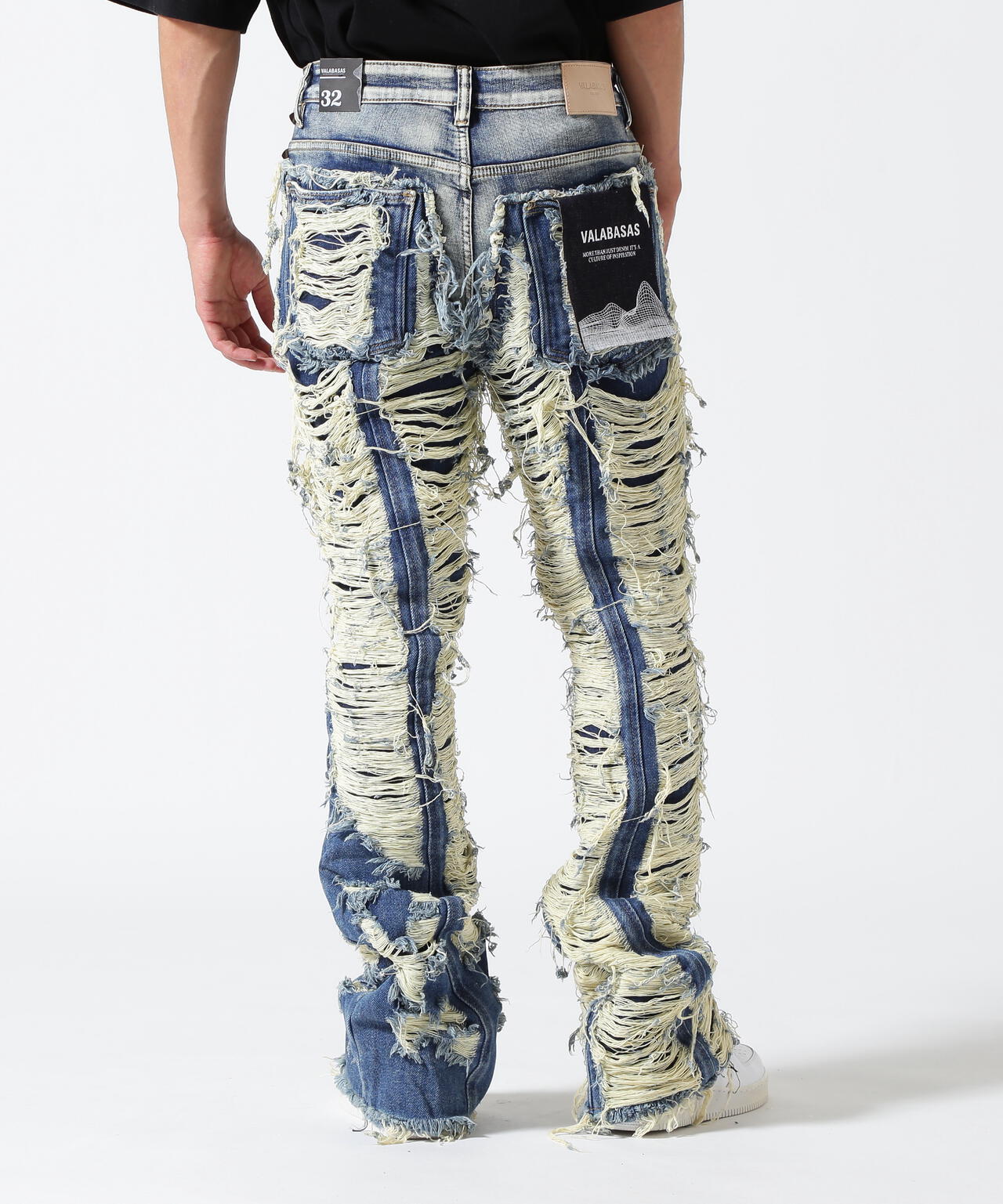 Valabasas/バラバサス/CONTRAST BLUE WASH DENIM