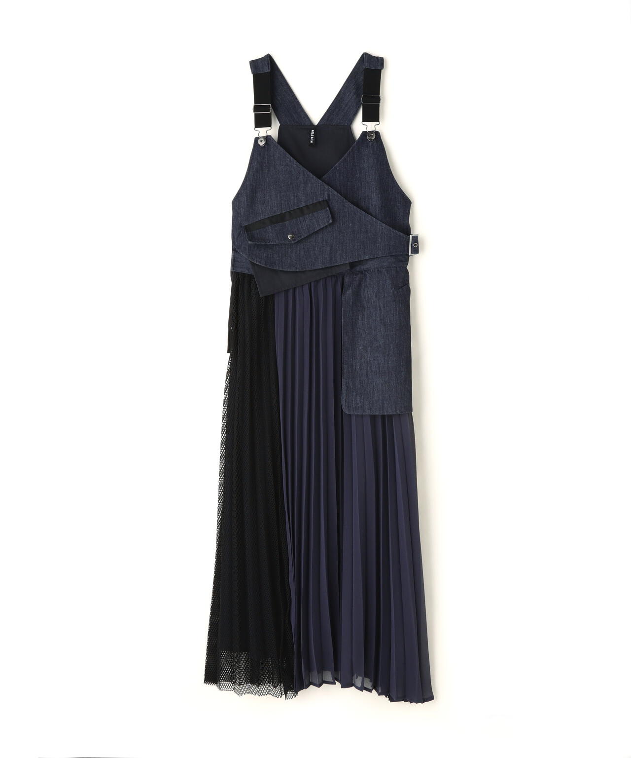 AULA AILA/アウラアイラ/DENIM COMBINATION JUMPER SKIRT