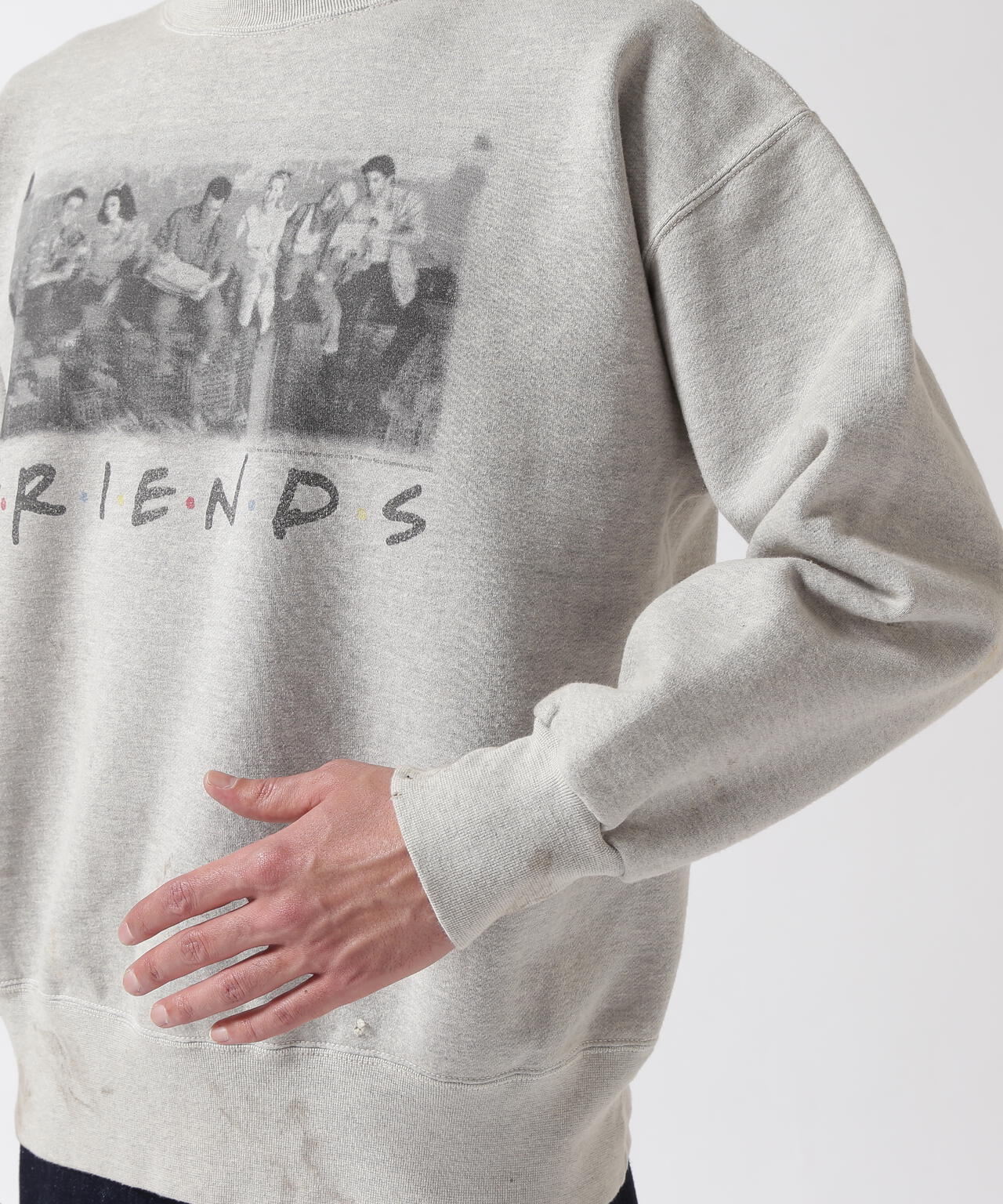 SAINT MICHAEL/セントマイケル/FRD_CREW N SWEAT/FRIENDS/GRY