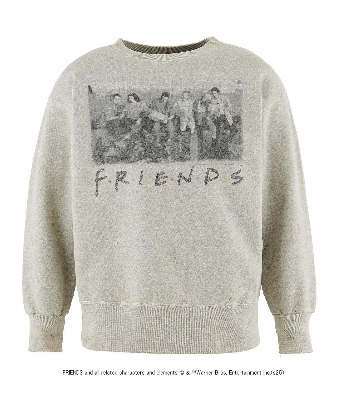 SAINT MICHAEL/セントマイケル/FRD_CREW N SWEAT/FRIENDS/GRY