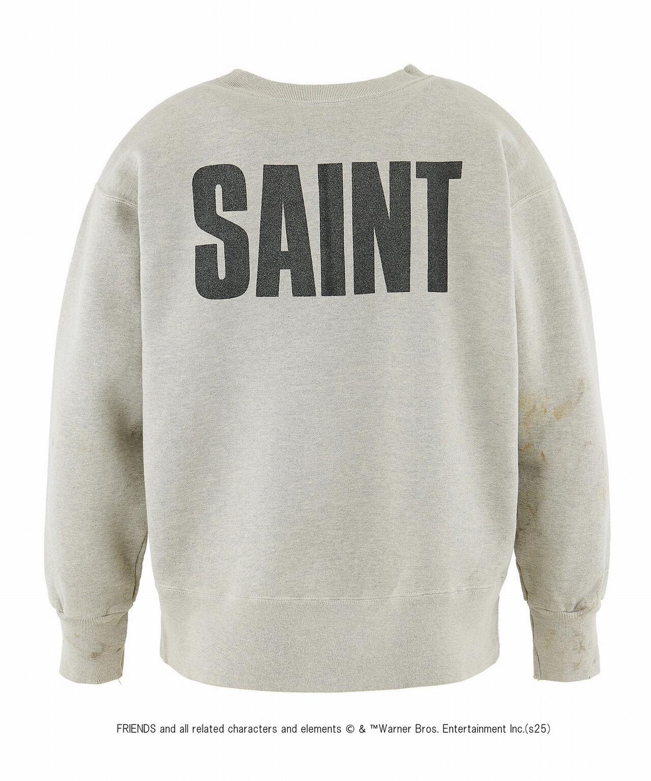 SAINT MICHAEL/セントマイケル/FRD_CREW N SWEAT/FRIENDS/GRY