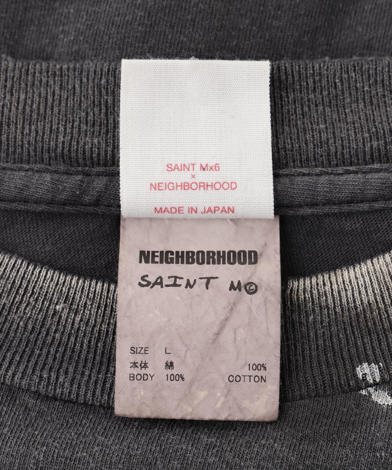 SAINT MICHAEL×NEIGHBORHOOD/セントマイケル×ネイバーフッド/STHD . LS TEE SPEED KILLS