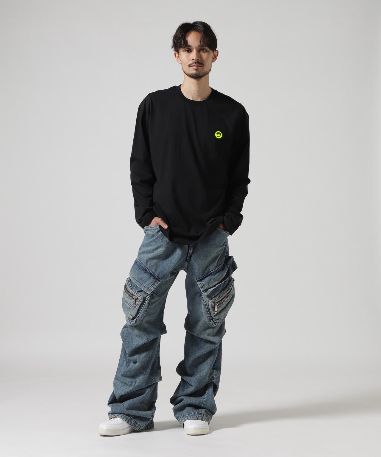 Barrow/バロー/日本別注 3D PRINT LS TEE