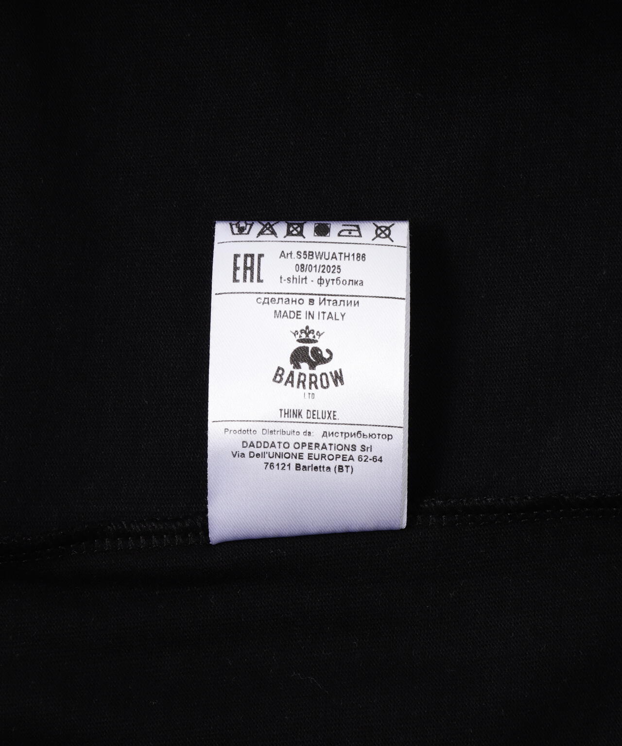 Barrow/バロー/日本別注 3D PRINT LS TEE