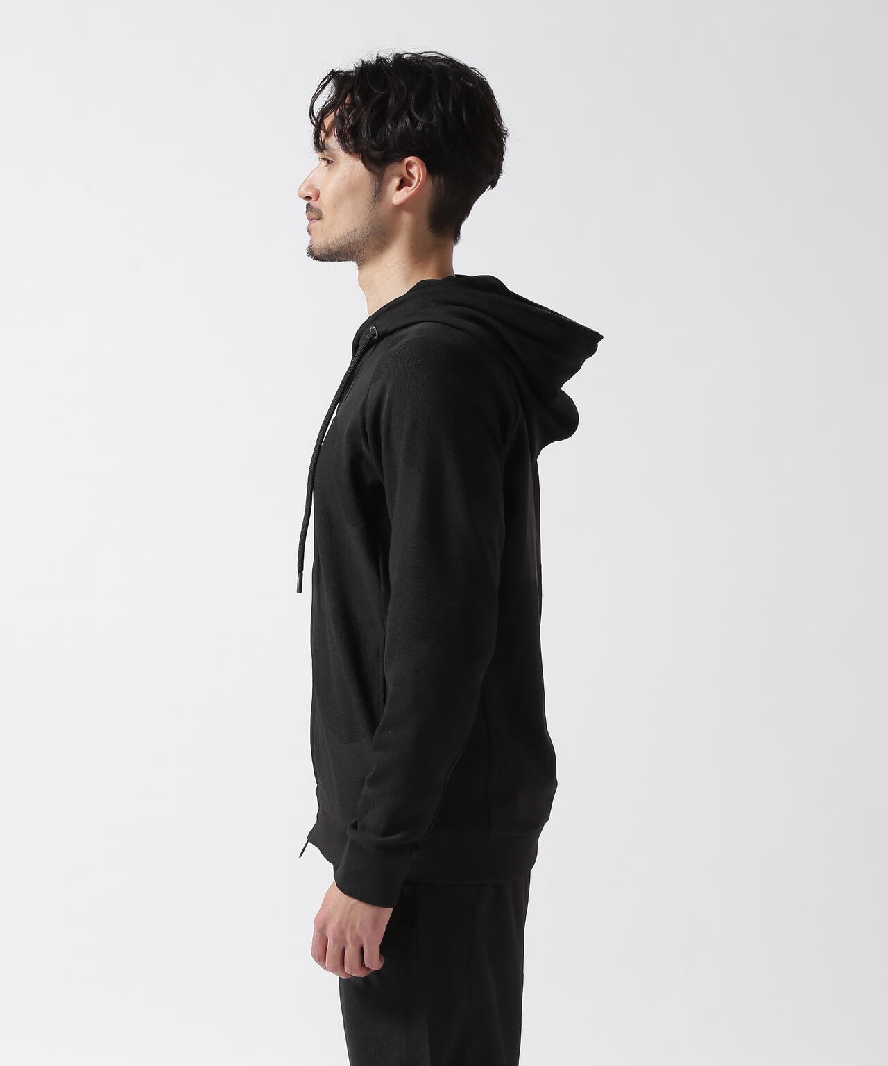 1PIU1UGUALE3 RELAX/ウノピゥウノウグァーレトレ リラックス/BIG CAMO JACQUARD HOODIE