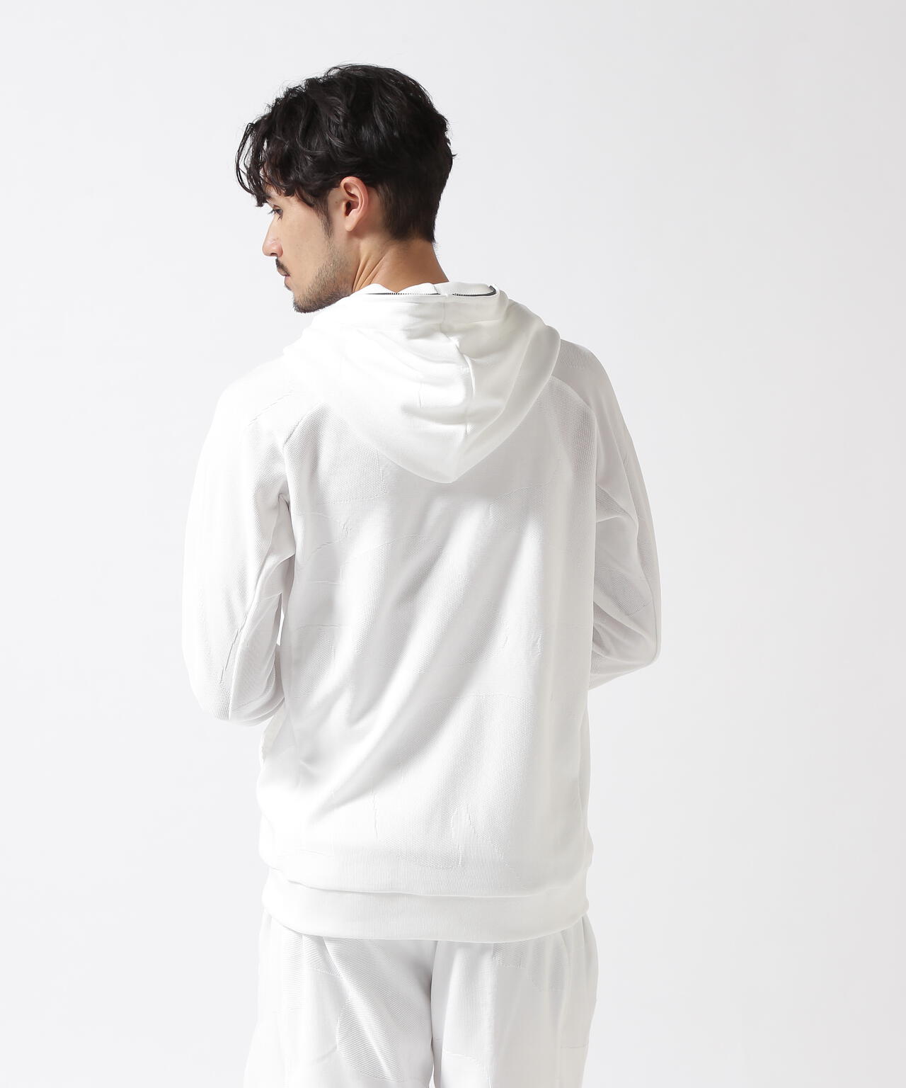 1PIU1UGUALE3 RELAX/ウノピゥウノウグァーレトレ リラックス/BIG CAMO JACQUARD HOODIE