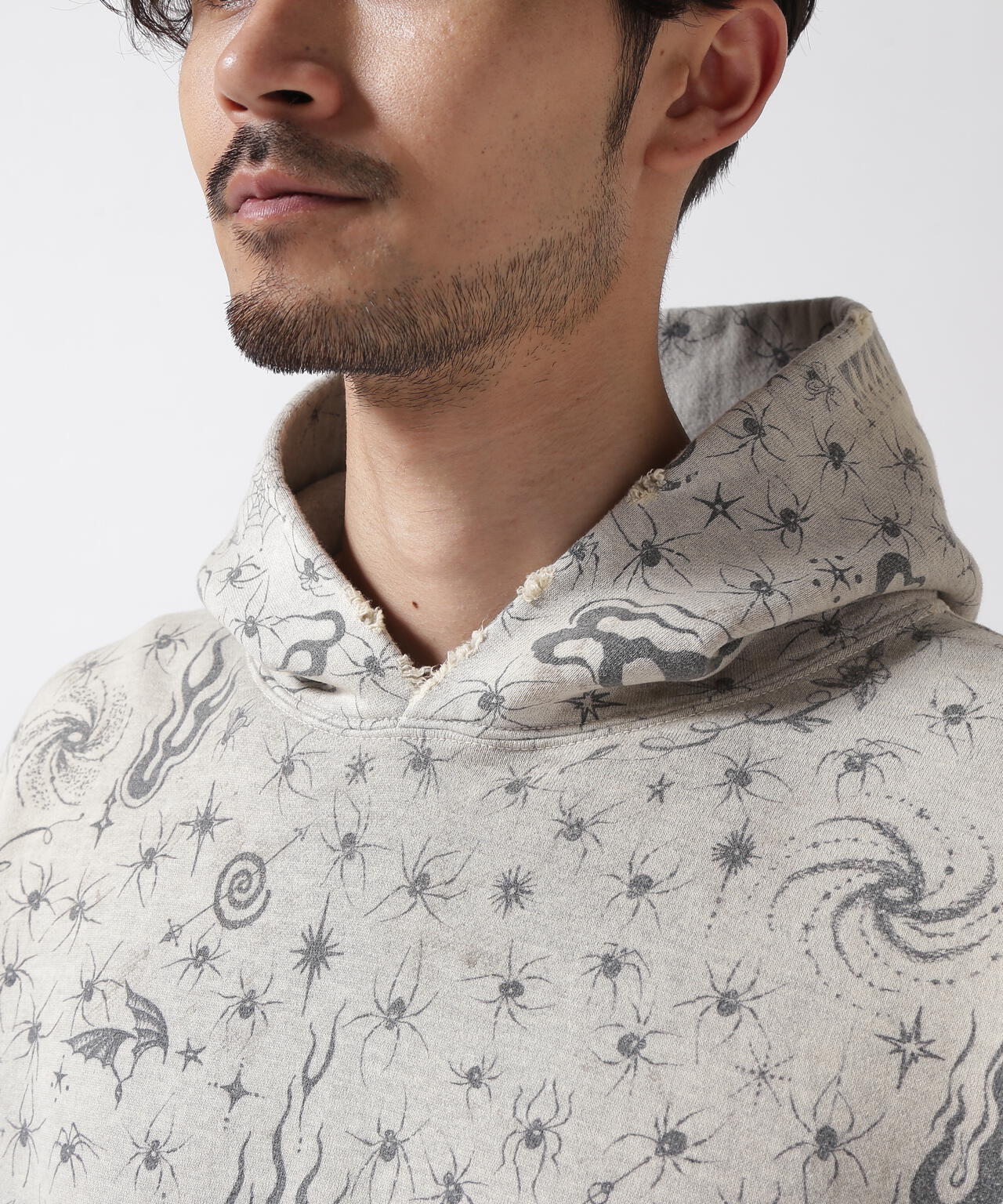 SAINT MICHAEL/セントマイケル/DW_HOODIE/DR.WOO/GRY