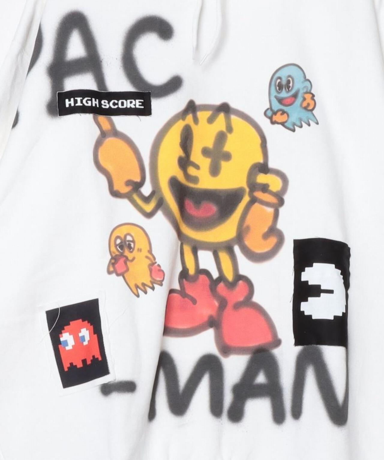 【GUERNIKA×パックマン】PAC-MAN PAINT HOODIE / PAC-MAN