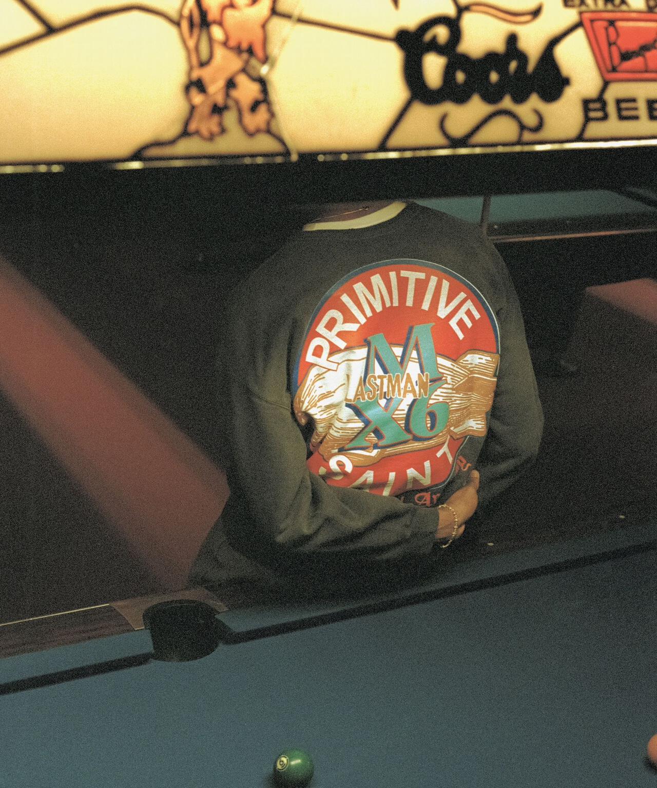 SAINT MICHAEL/セントマイケル/LM_CRW-N SWEAT / PRIMITIVE /BLK
