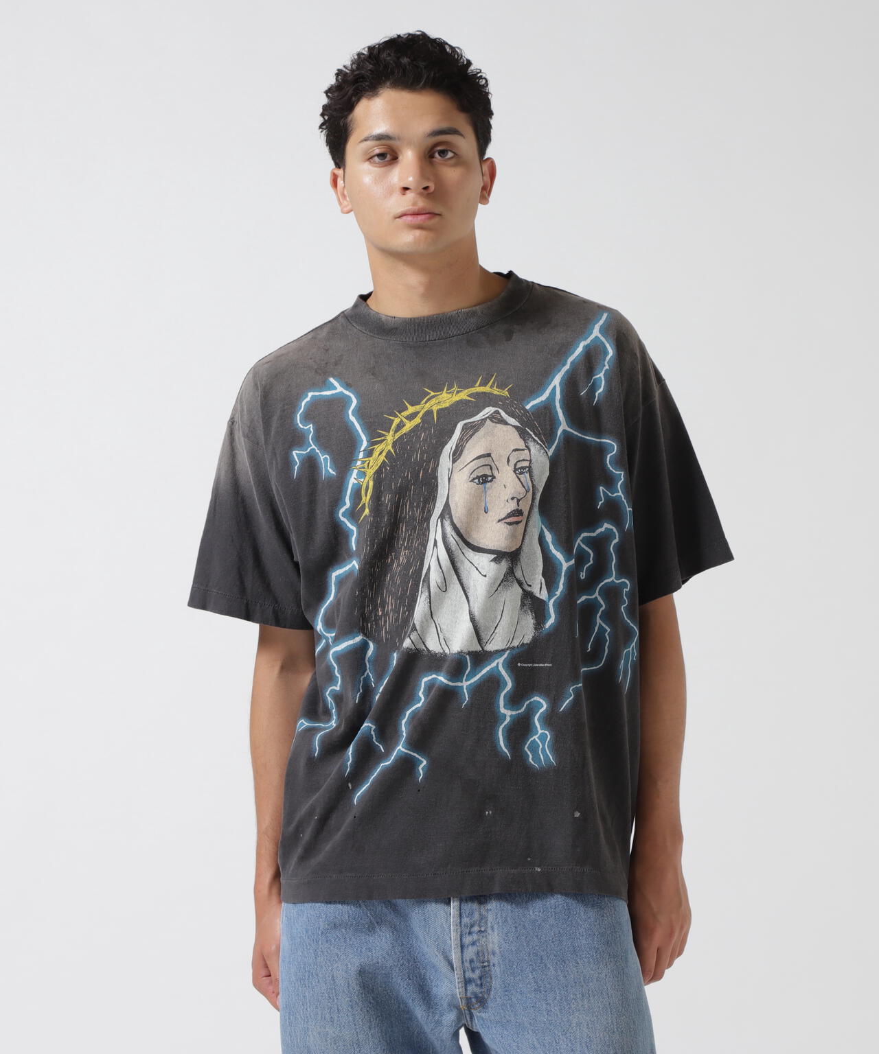 SAINT MICHAEL/セントマイケル/SS TEE MARIA BLACK
