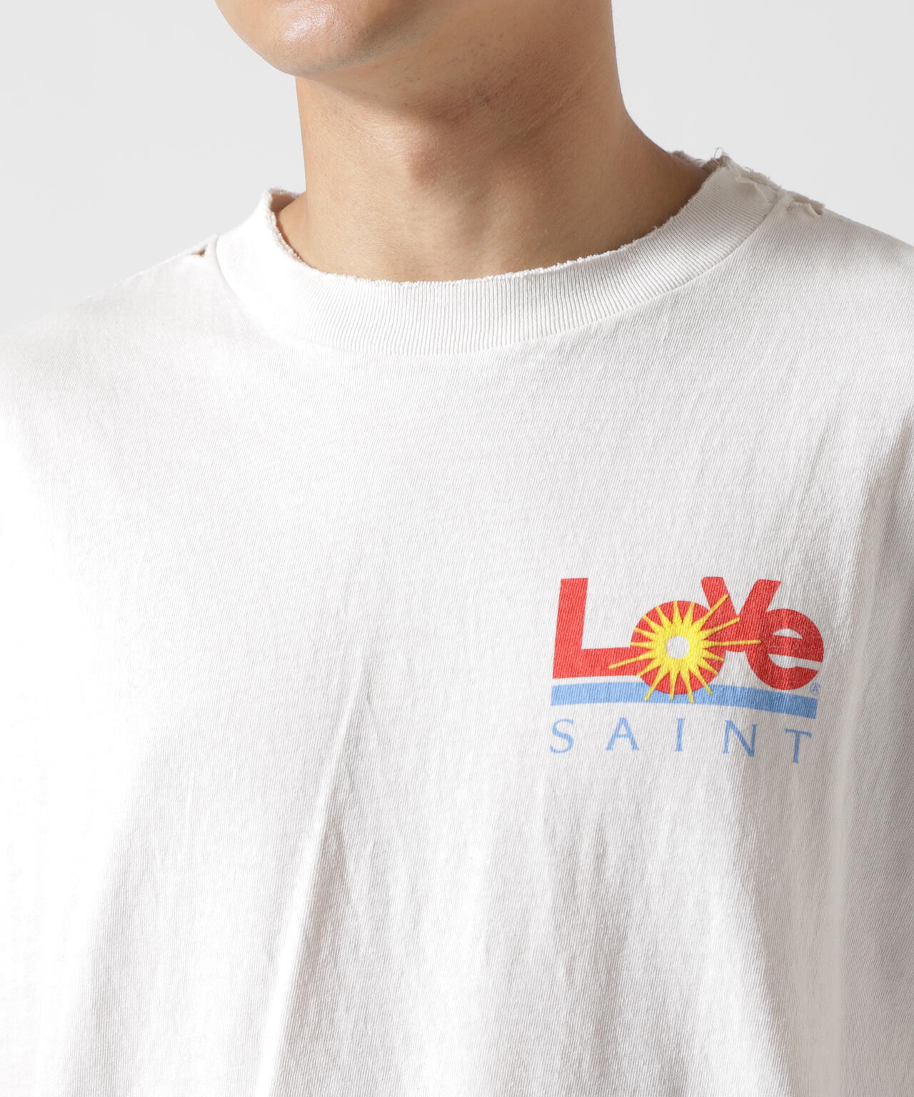 SAINT MICHAEL/セントマイケル/SS TEE/LOVE/WHITE