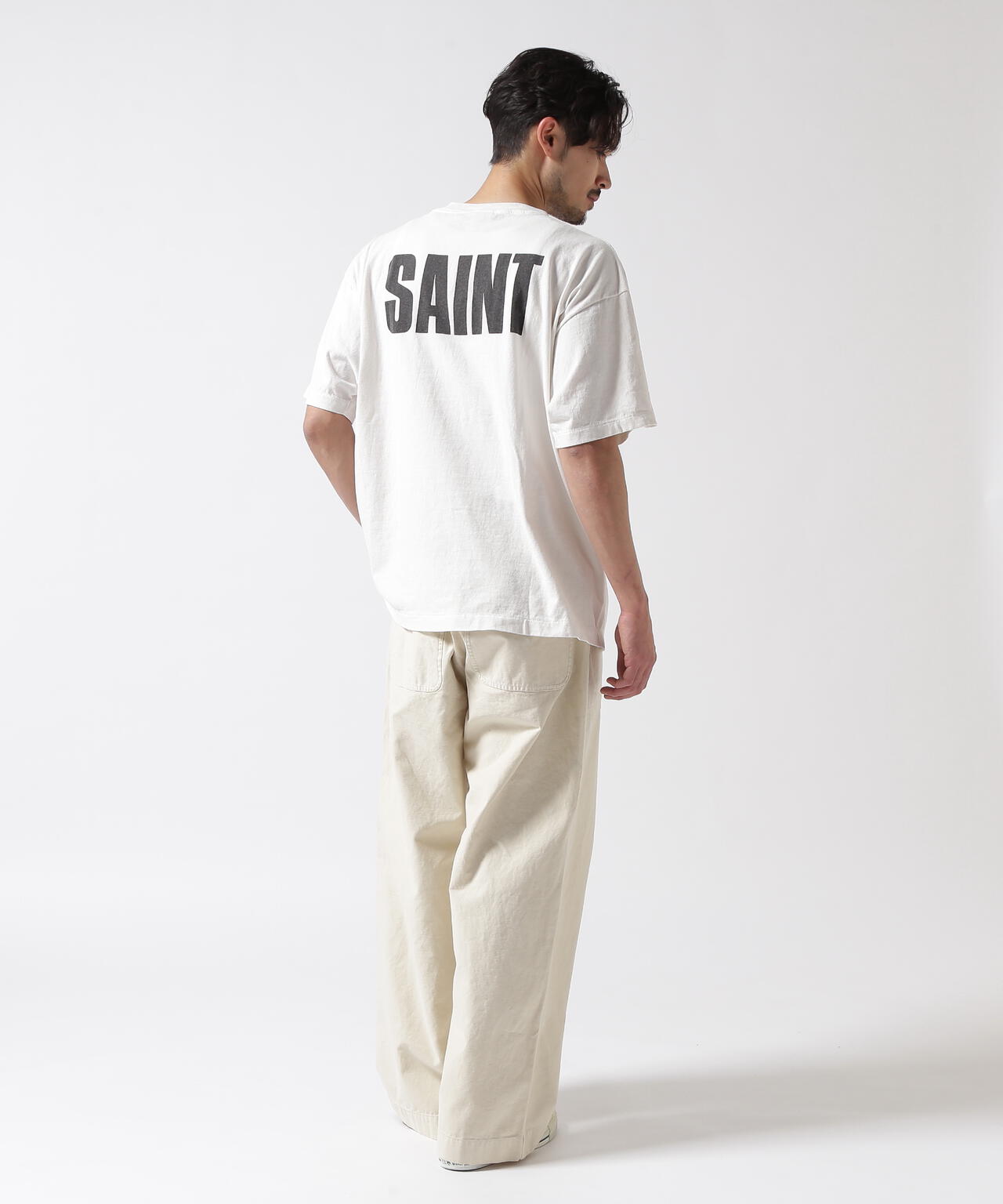 SAINT MICHAEL/セントマイケル/FRIENDSコラボ FRD_SS TEE/WHITE